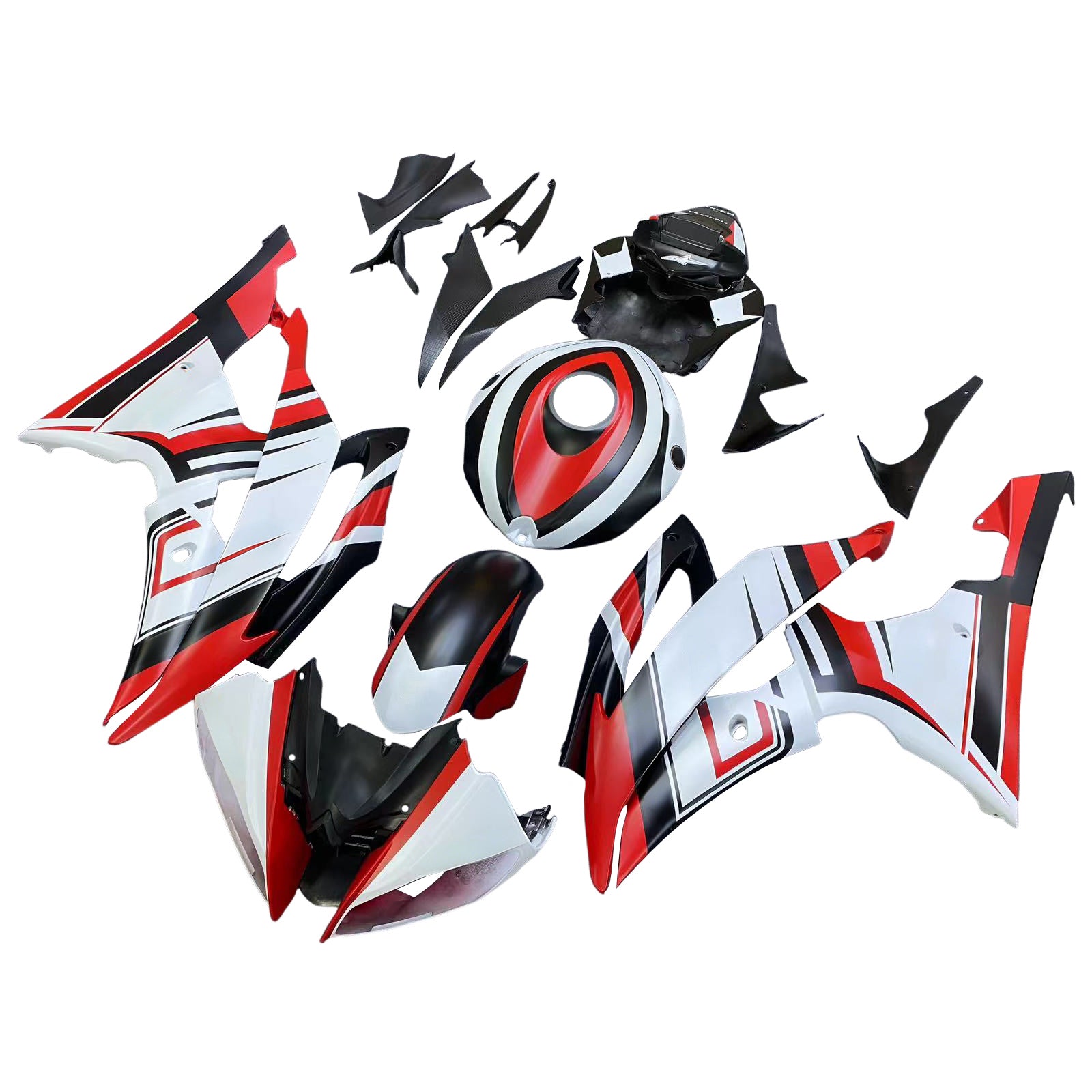 2008-2016 Yamaha YZF 600 R6 Injectiekuipset Carrosserie Kunststof ABS #186