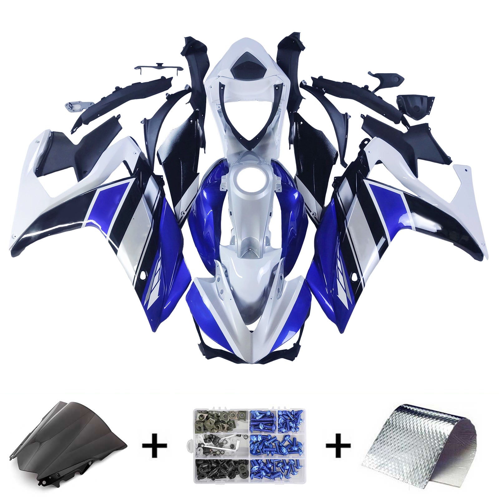 2014-2018 YAMAHA YZF-R3 2015-2017 R25 Kit de carenagem genérico