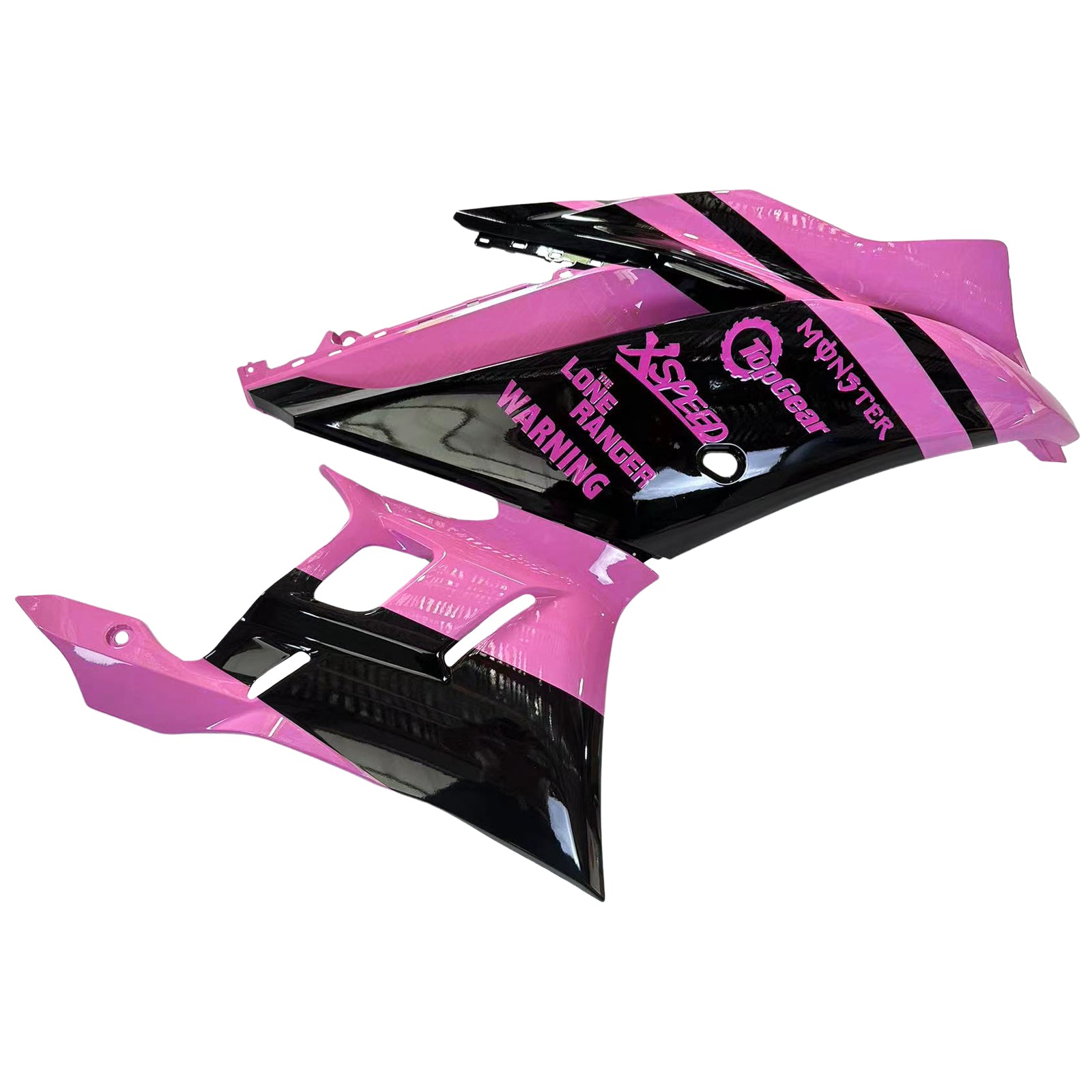 2019-2021 YAMAHA YZF-R3 R25 AMOTOPART injektionsmässa Kit Bodywork Plastic ABS #110