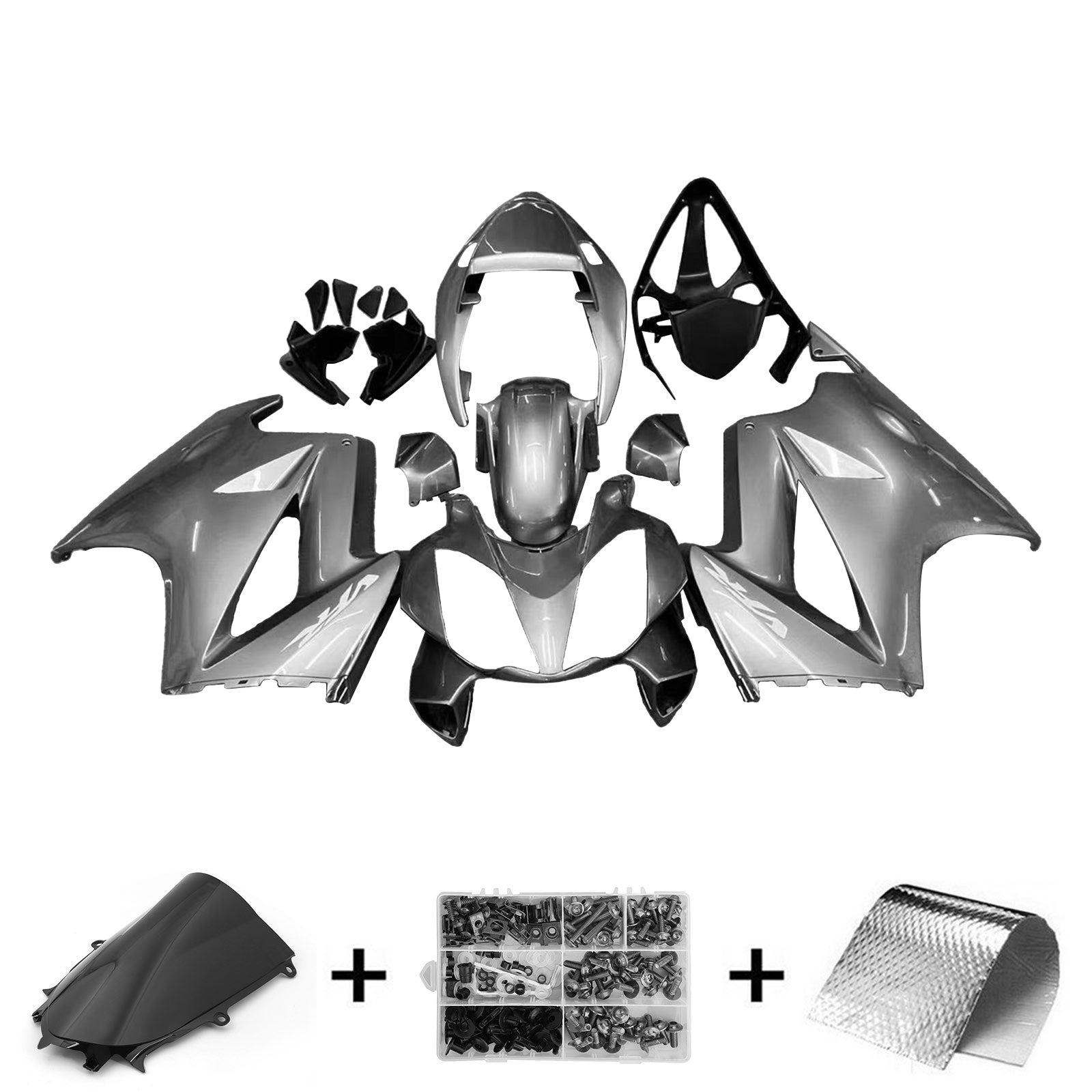 2017-2020 Yamaha YZF 600 R6 Injection Fairing Kit Bodywork Plastic ABS #106