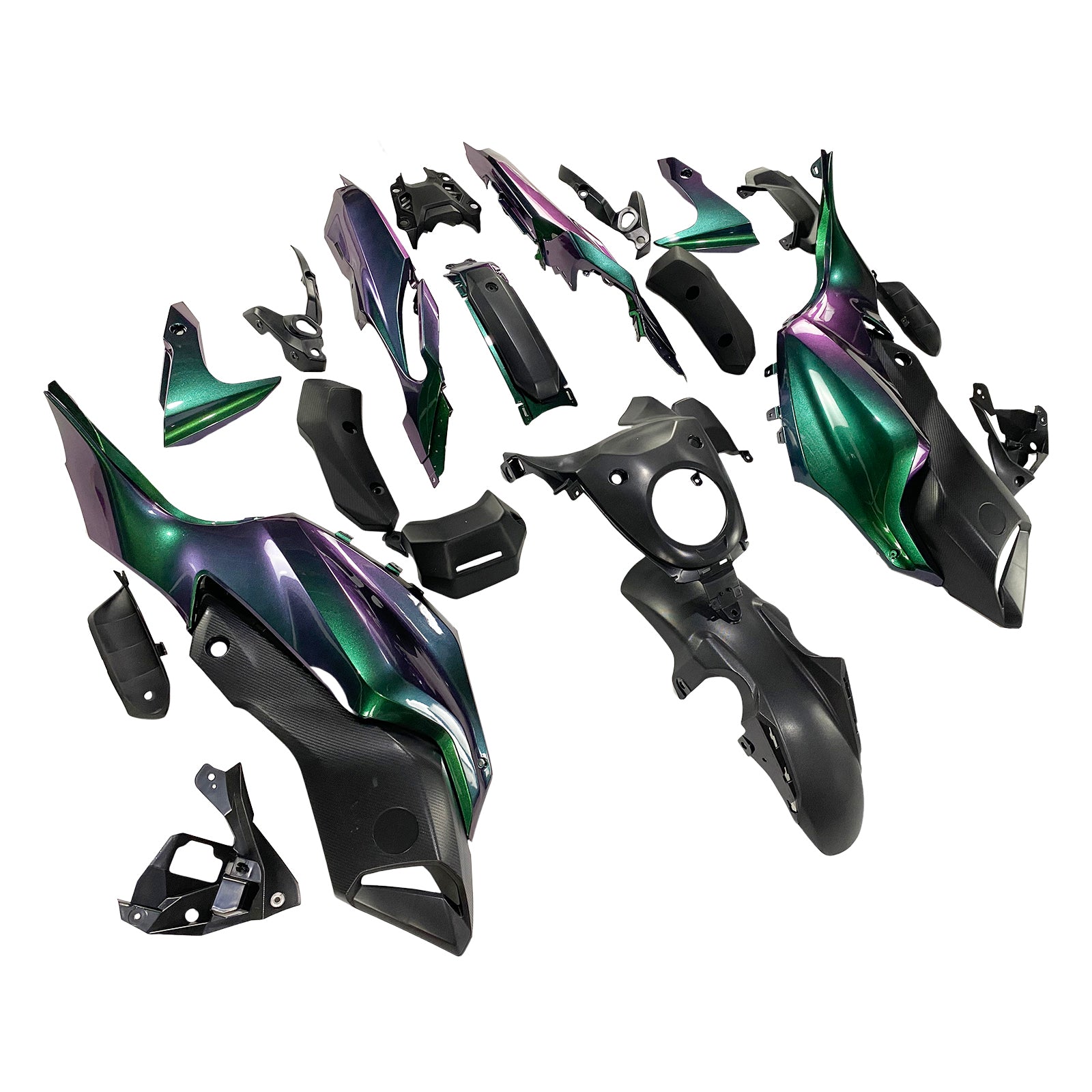 2012-2017 Yamaha MT-07 FZ-07 Kit de carénage injection de carrosserie en plastique Abs