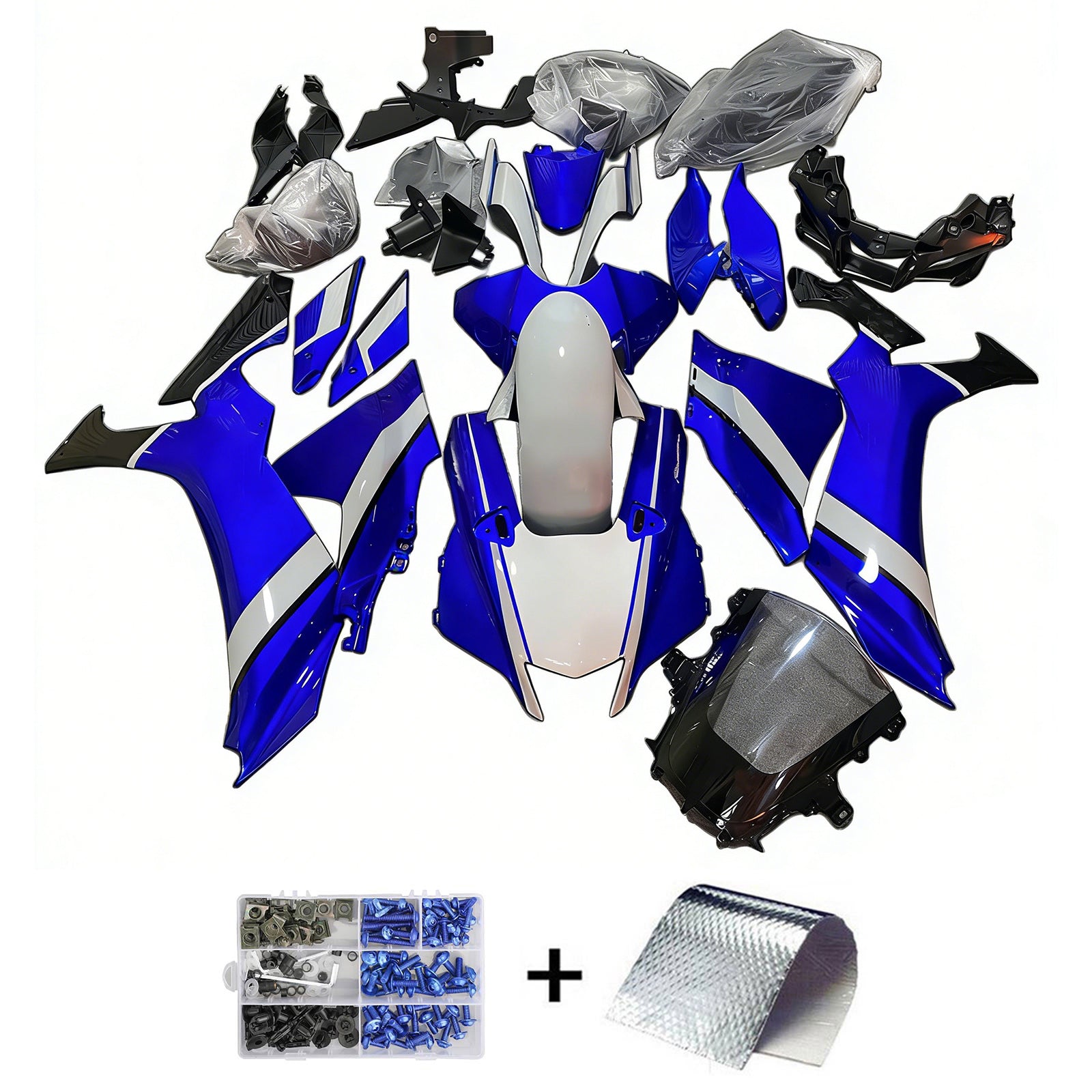 2020-2025 Yamaha YZF R1 Kit de carénage d'injection carrosserie plastique ABS #101