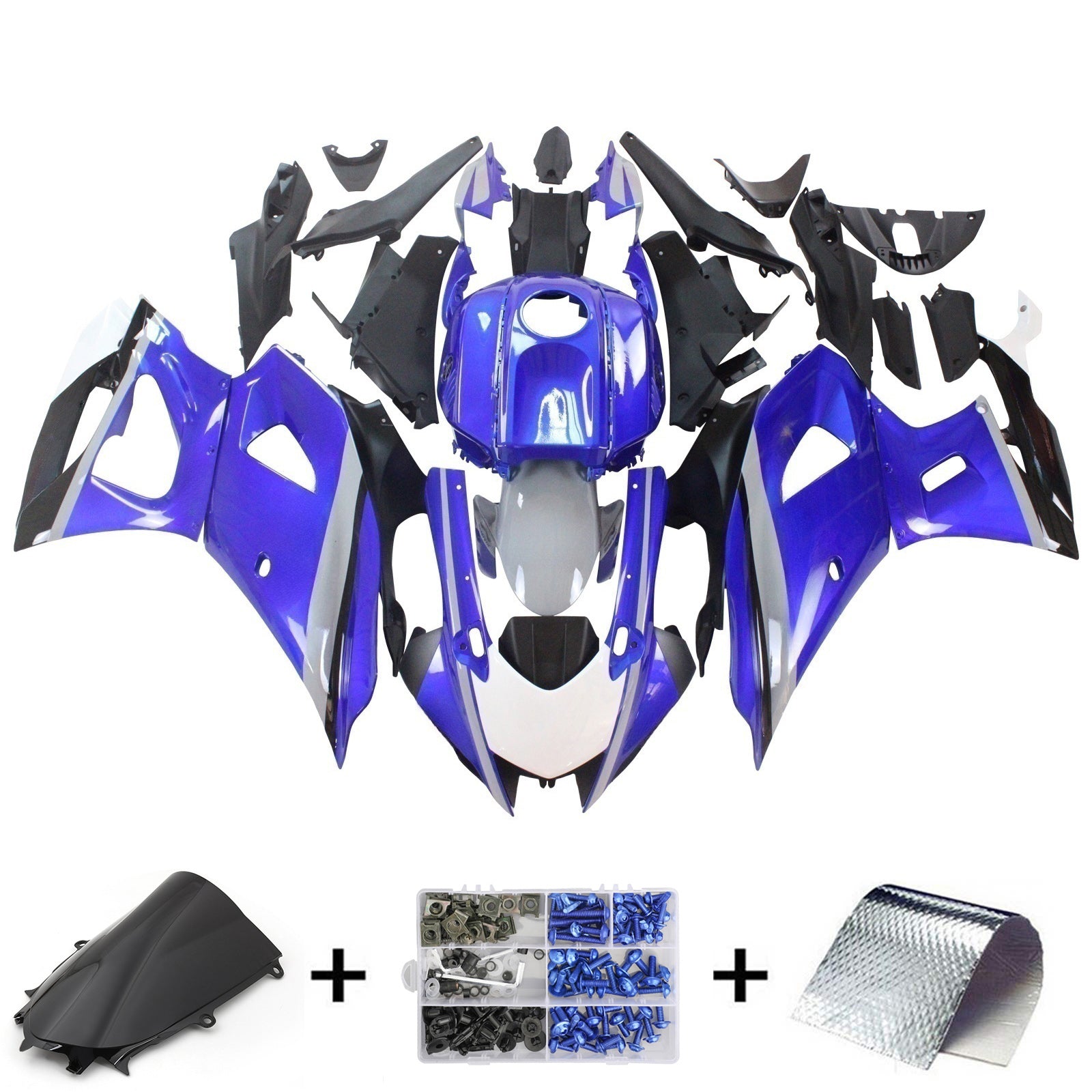 2021-2024 Yamaha YZF-R7 Kit de carenado Carrocería Plástico ABS