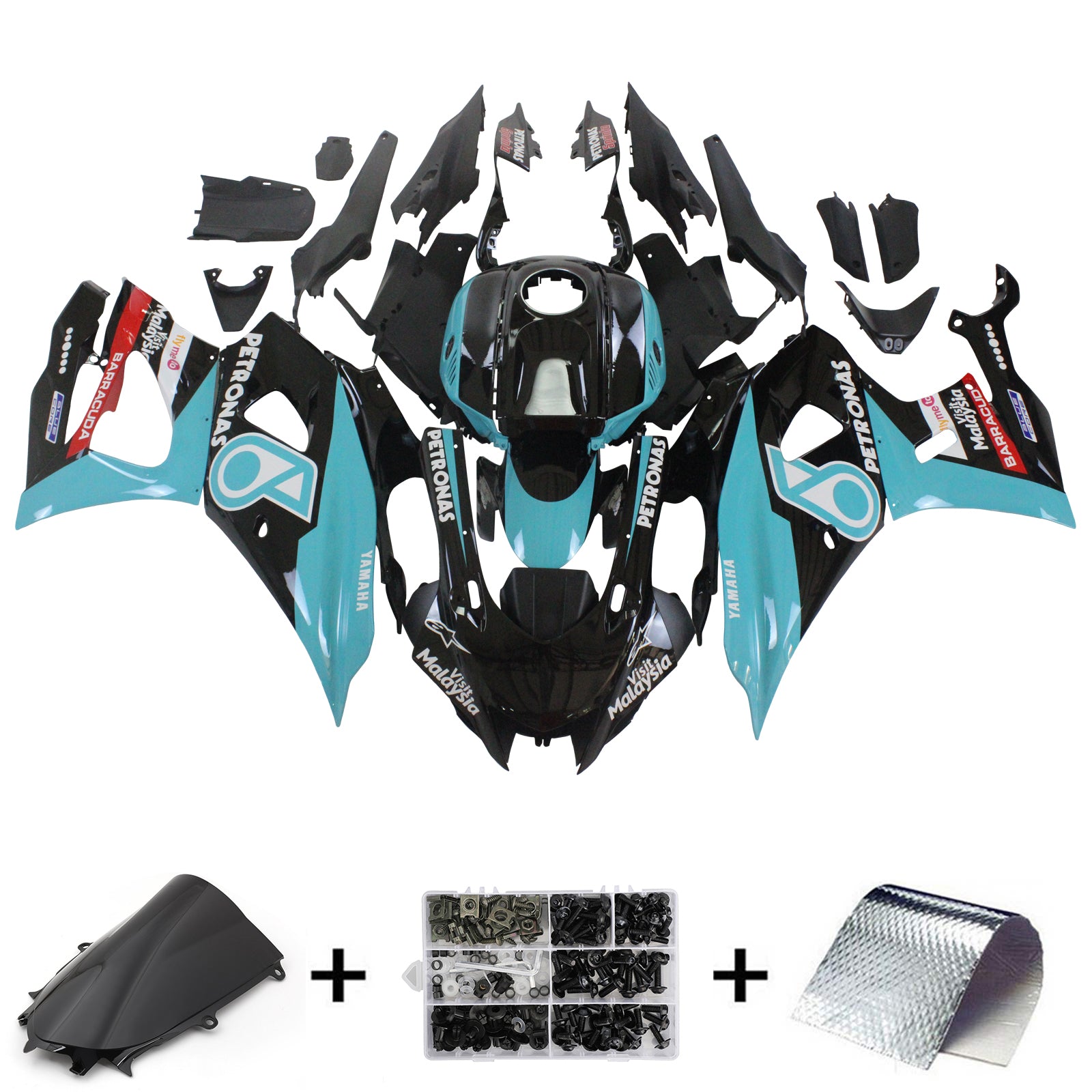 2021-2024 Yamaha YZF-R7 Kit de carenado Carrocería Plástico ABS