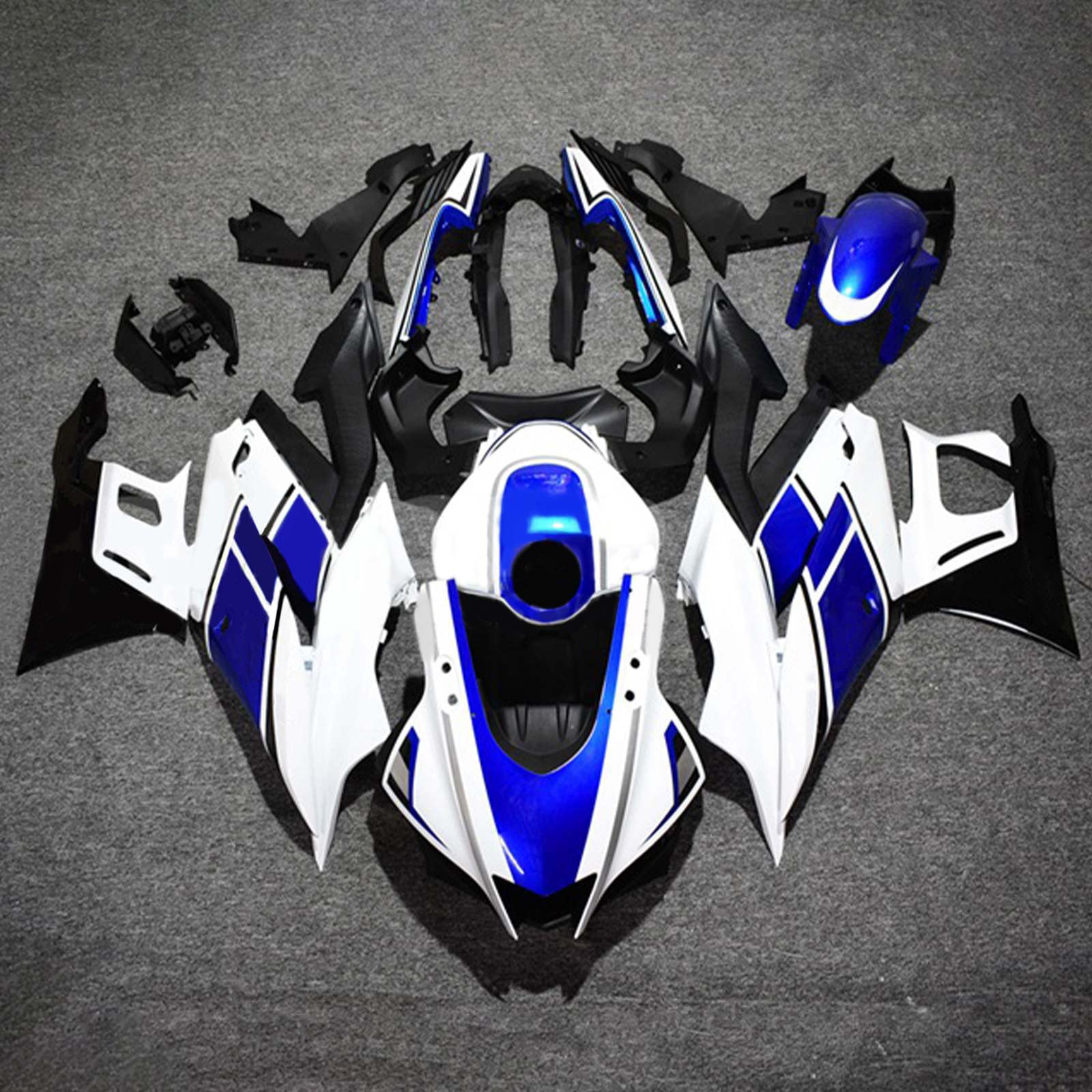 2022-2023 Yamaha YZF-R3 R25 Injeksjon Fairing Kit karosseri plast ABS #116