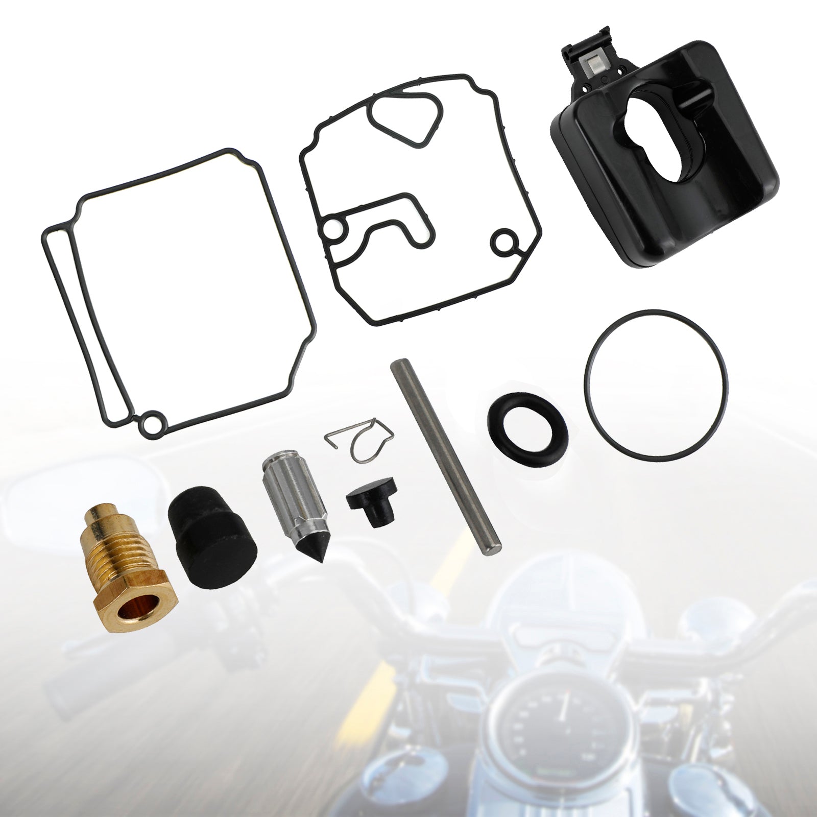 Carburetor Carb Rebuild Kit 6H2-W0093-10-00 Fit for Yamaha 3 Cyl 2.834 Bore 70HP 1992-2009