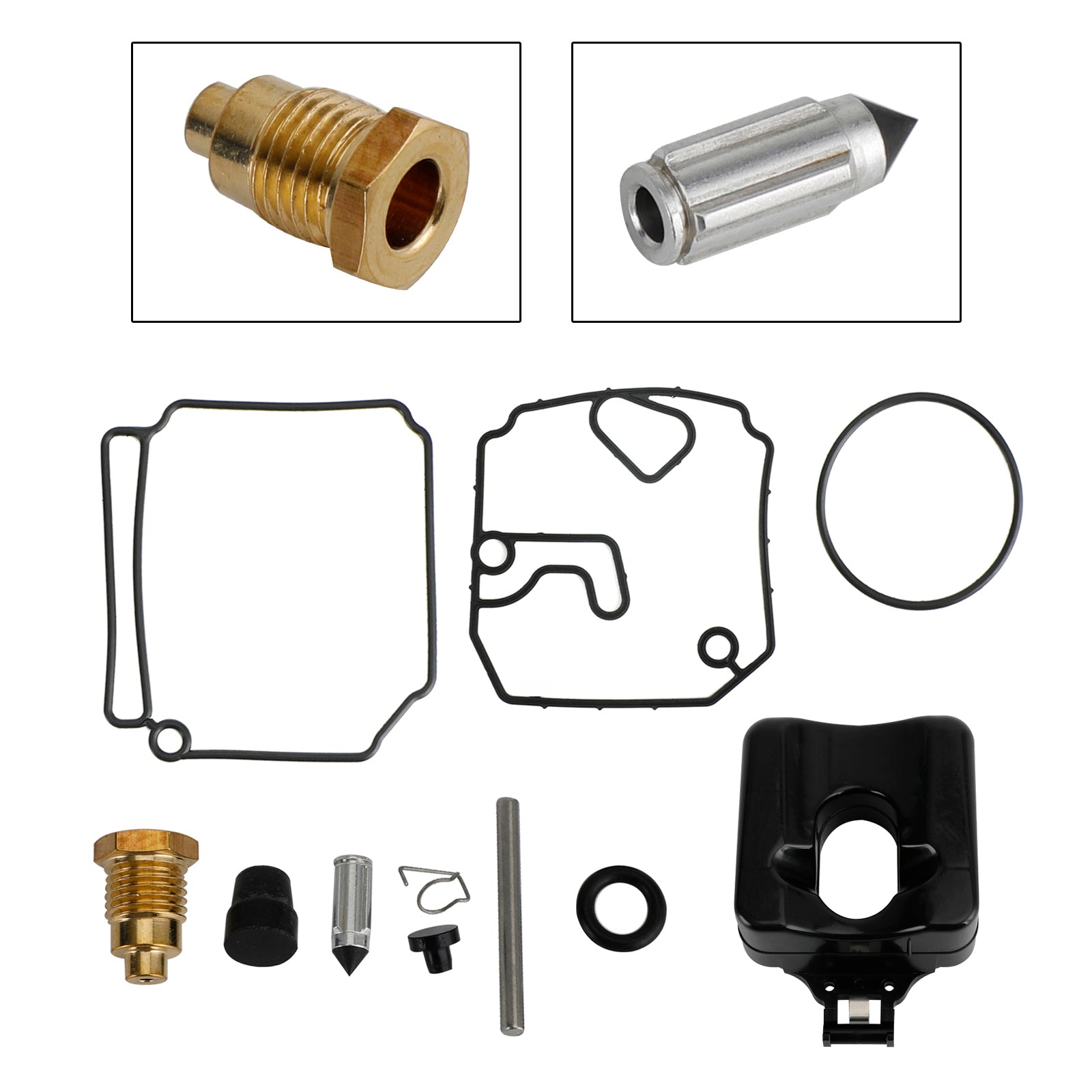 Carburetor Carb Rebuild Kit 6H2-W0093-10-00 Fit for Yamaha 3 Cyl 2.834 Bore 70HP 1992-2009