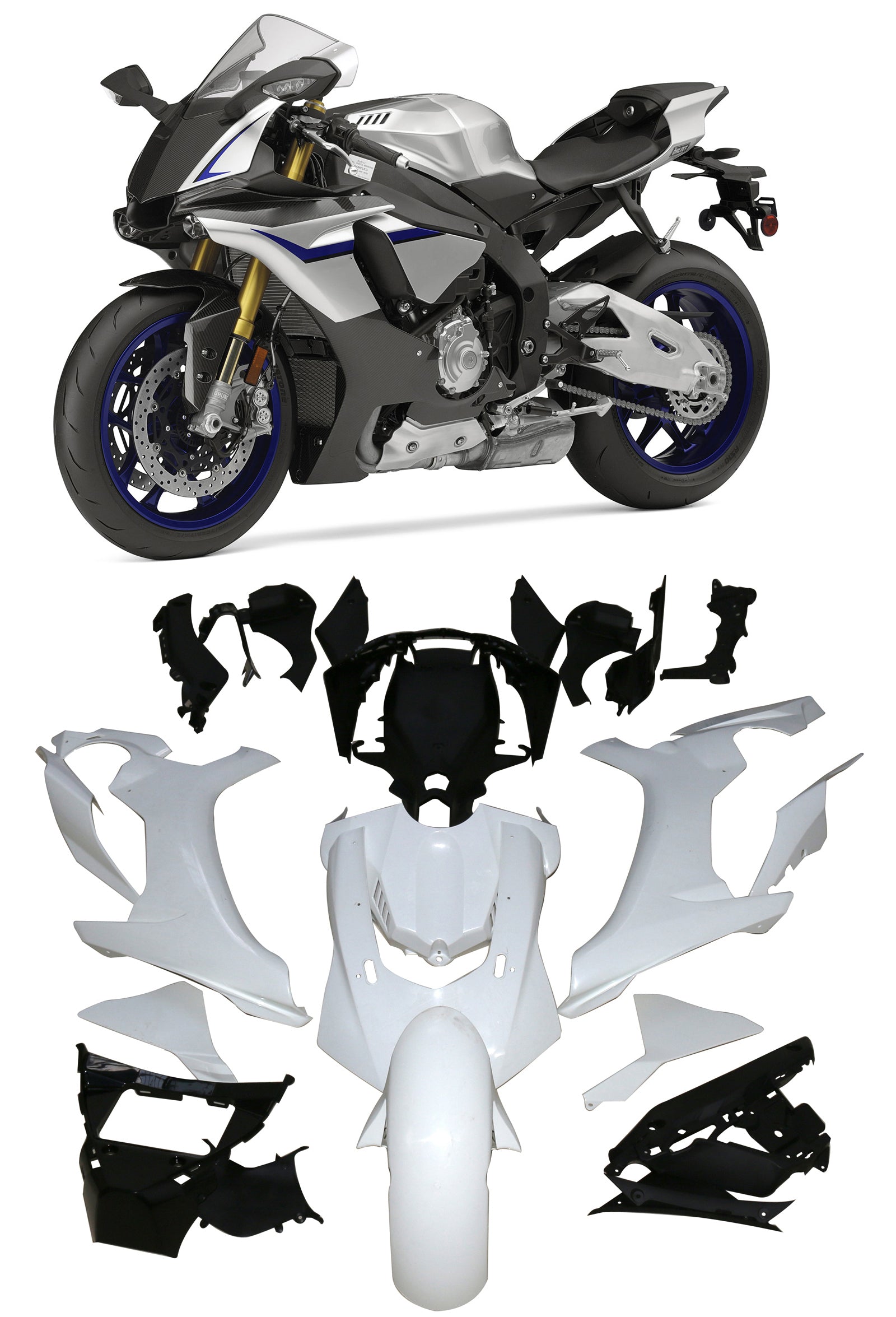 2015-2019 Yamaha YZF 1000 R1 Kit de carénage