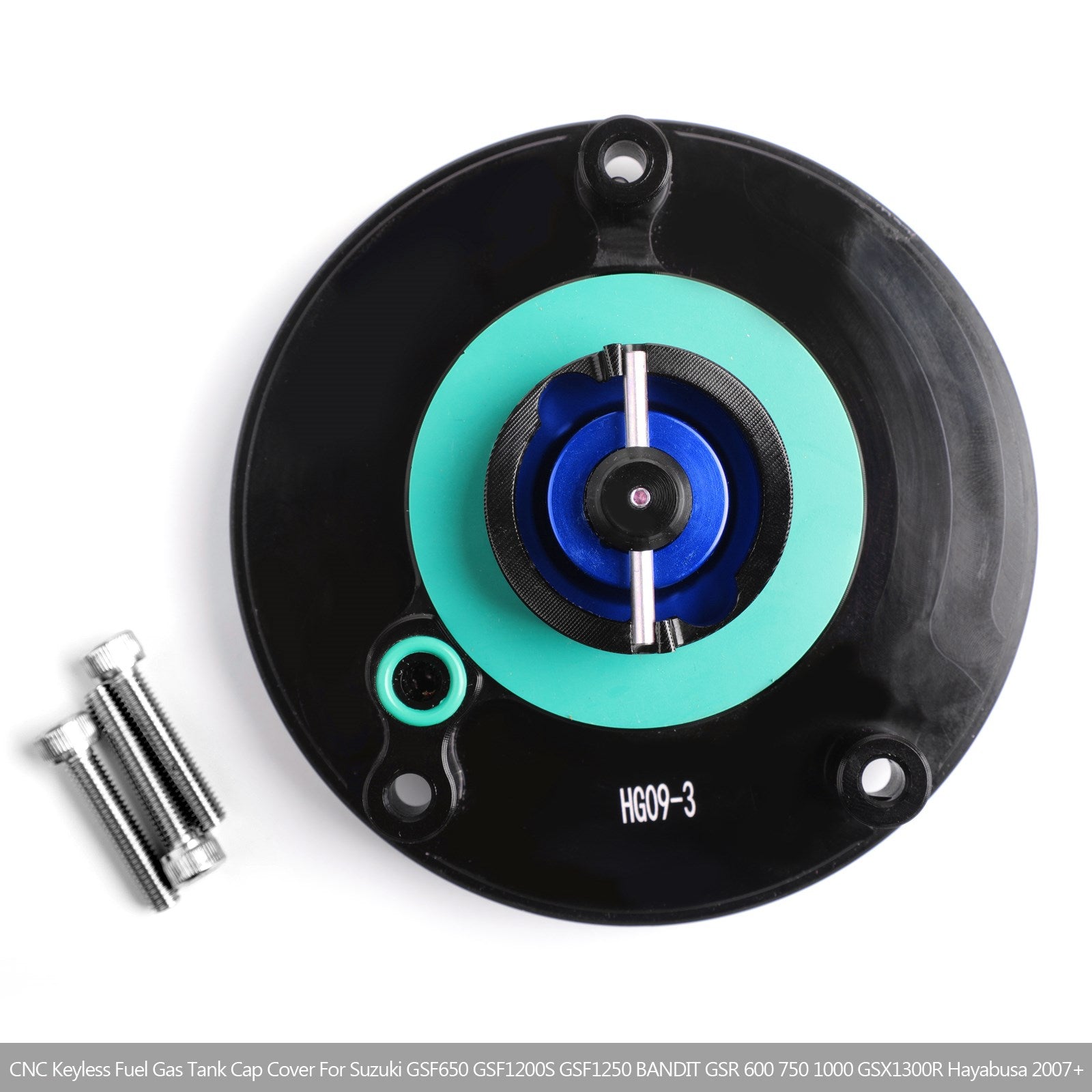 Quick Release Fuel Gas Cap Black For Suzuki SV650 SV650S SV1000 SV1000S 03-18