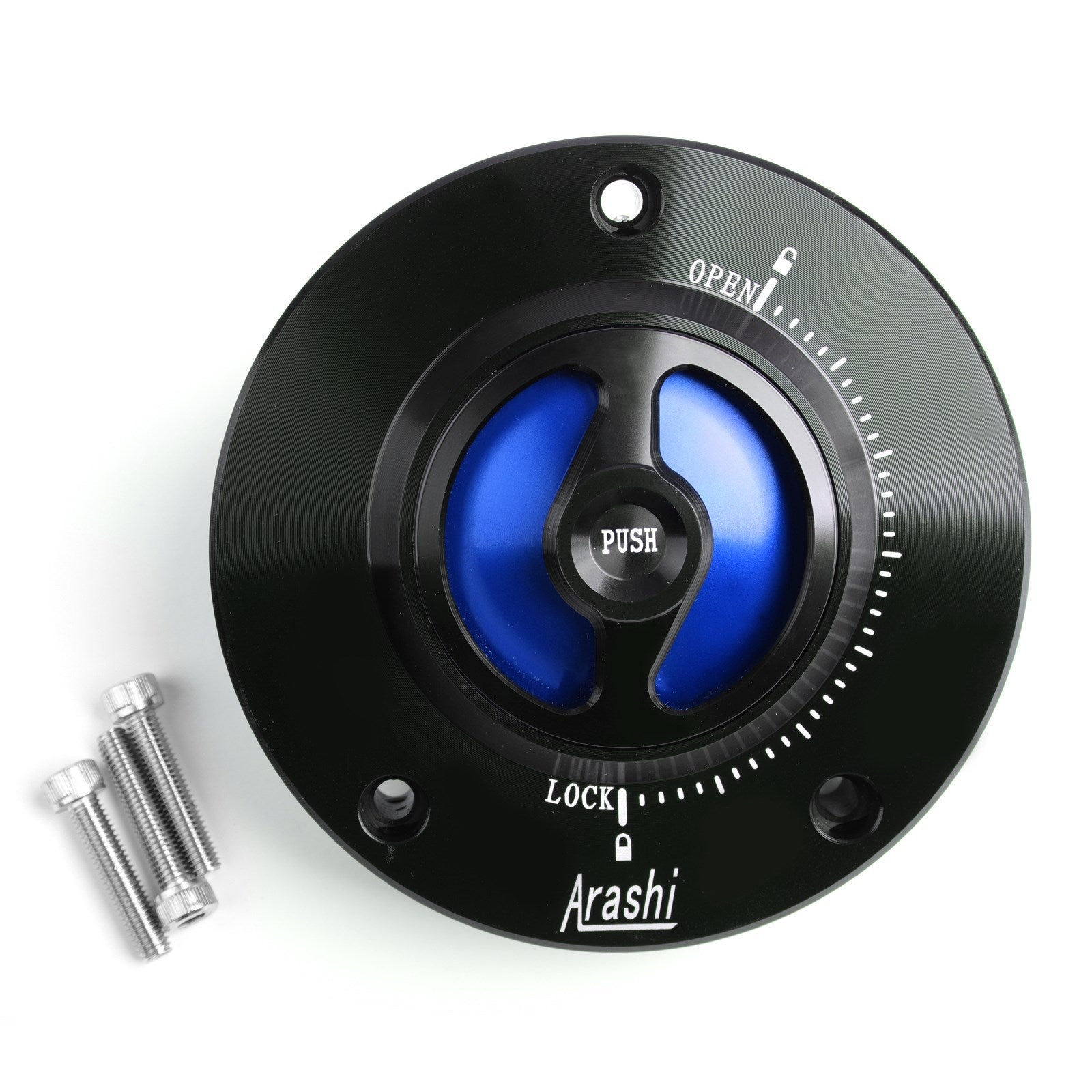 Quick Release Fuel Gas Cap Black For Suzuki SV650 SV650S SV1000 SV1000S 03-18
