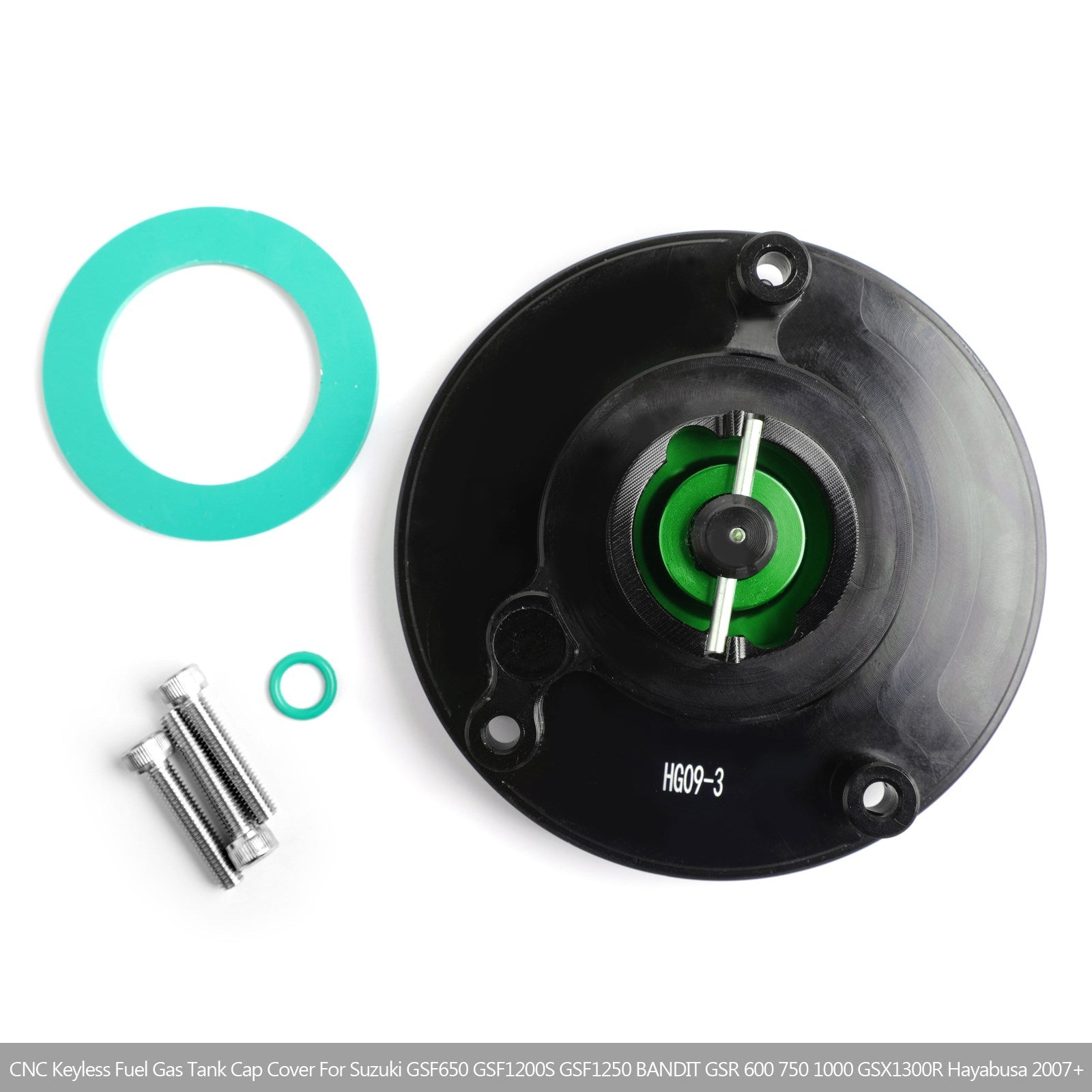 Quick Release Fuel Gas Cap Black For Suzuki SV650 SV650S SV1000 SV1000S 03-18