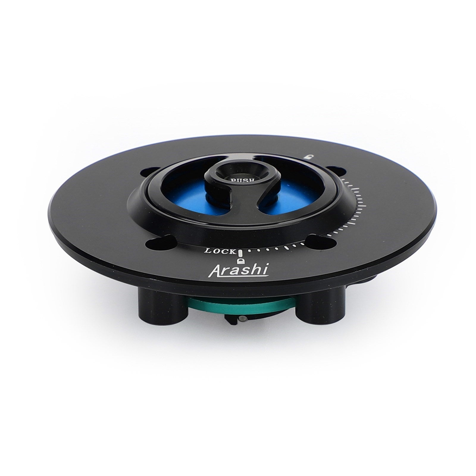 Quick Release Fuel Gas Cap Black For Kawasaki Ninja 400 650 ZX-6R 2019-2022