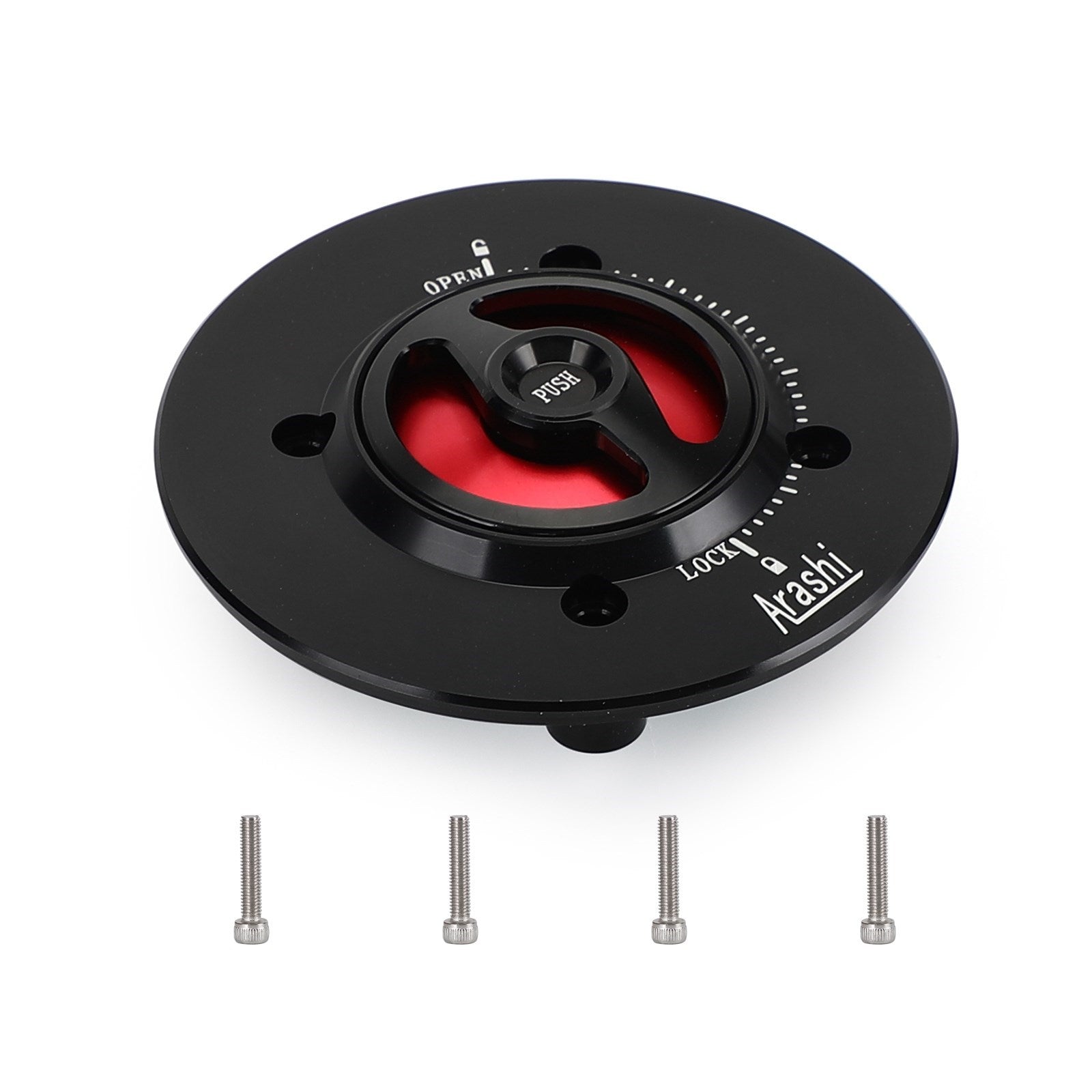 Quick Release Fuel Gas Cap Black For Kawasaki Ninja 400 650 ZX-6R 2019-2022