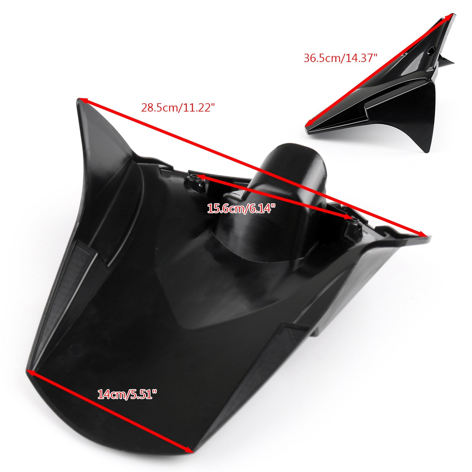 2012-2016 Honda CBR1000 CBR 1000 ABS Rear Hugger Fender Mudguard Black