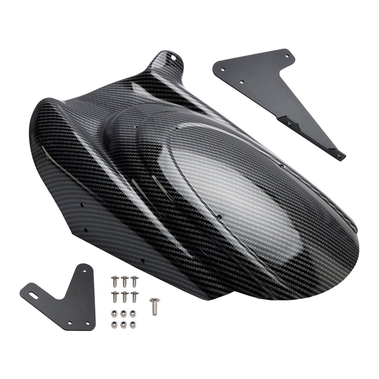 2015-2019 KAWASAKI VERSYS 650 KLE650 Achterspatbord Spatbord Carbon Generiek