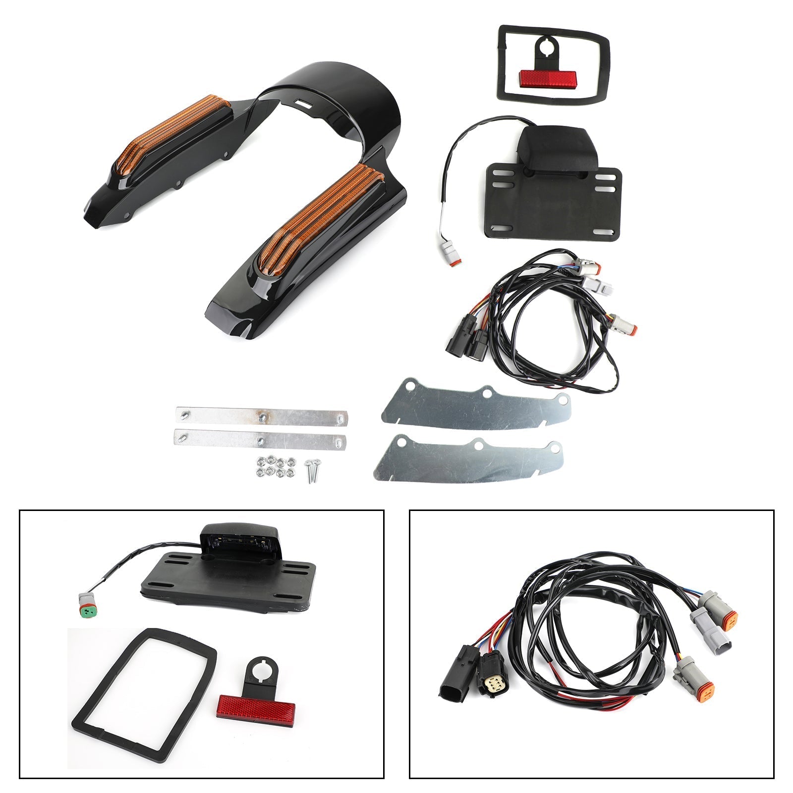 2014-2018 Ultra Limited FLHTK zadné blatníky LED svetlo