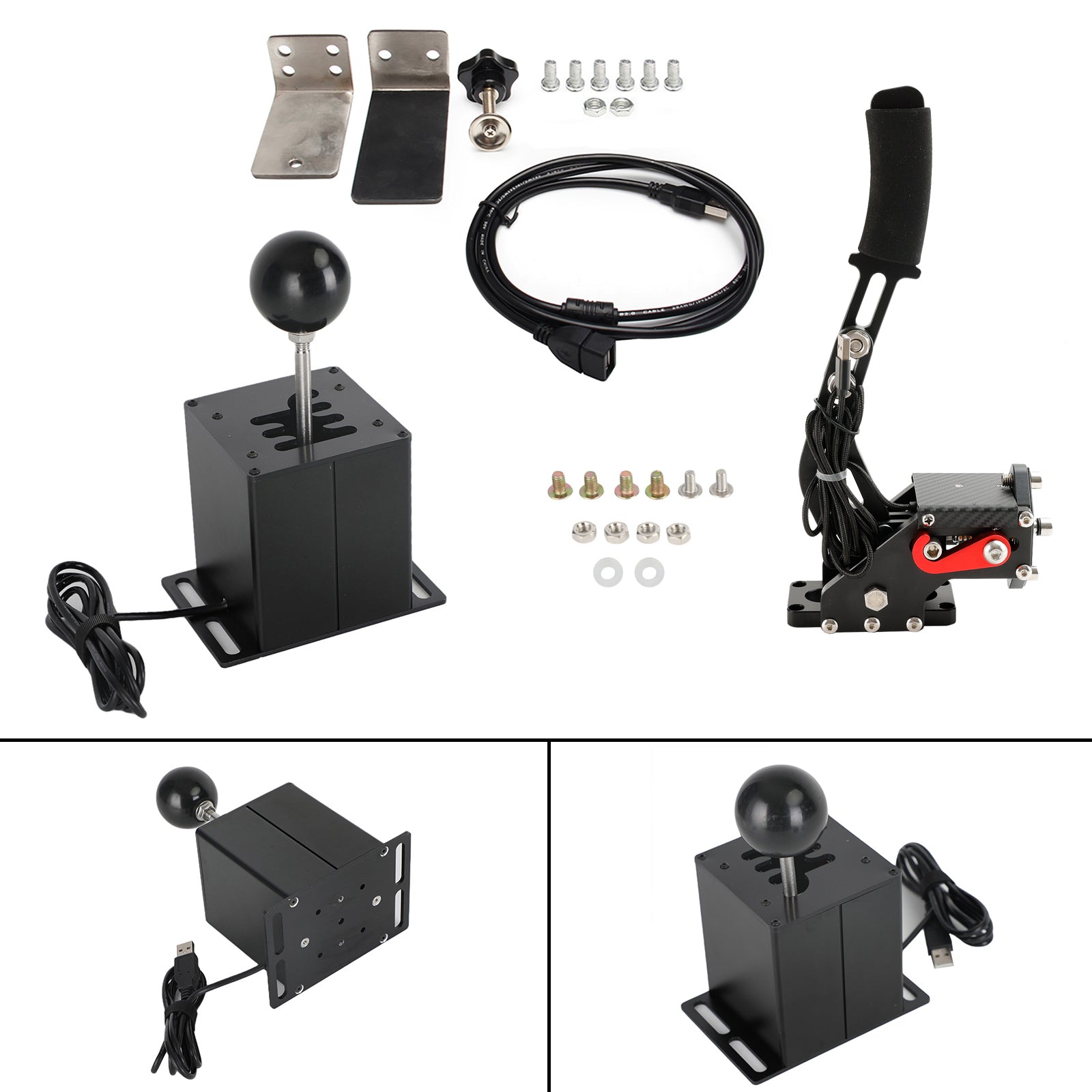 Racing Games Hand Brake USB3.0 súpravy pre stojan volantu G29 G920 PC Čierne