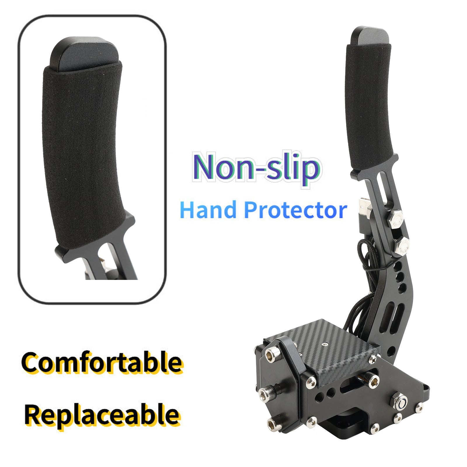 Racing Games Hand Brake USB3.0 súpravy pre stojan volantu G29 G920 PC Čierne