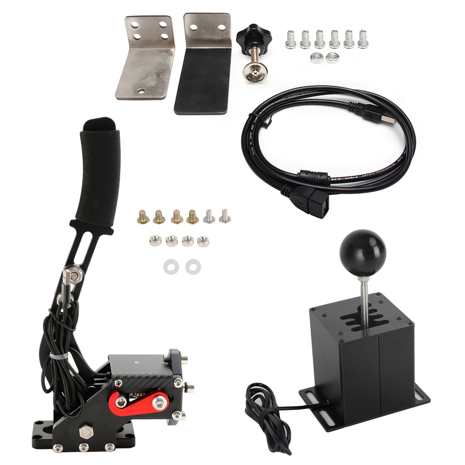 Racing Games Hand Brake USB3.0 súpravy pre stojan volantu G29 G920 PC Čierne