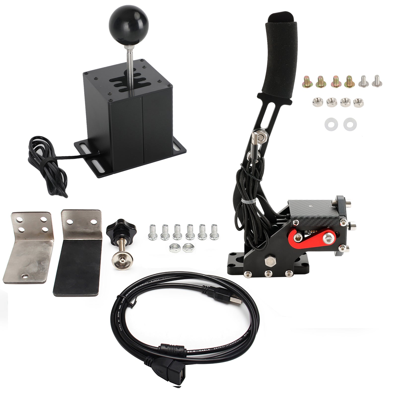 Racing Games Hand Brake USB3.0 súpravy pre stojan volantu G29 G920 PC Čierne