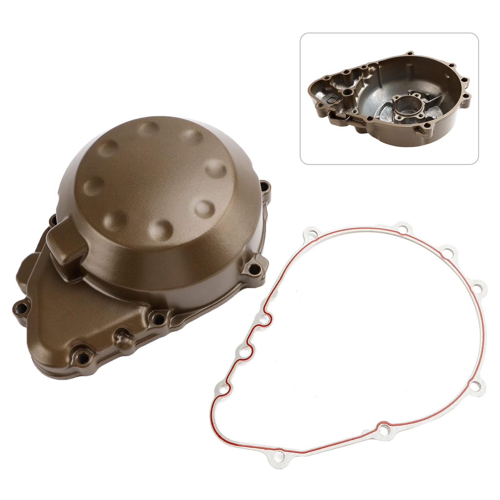 Venstre statormotordeksel veivhus passer for Kawasaki Z750 Z1000 2003-2006 generisk