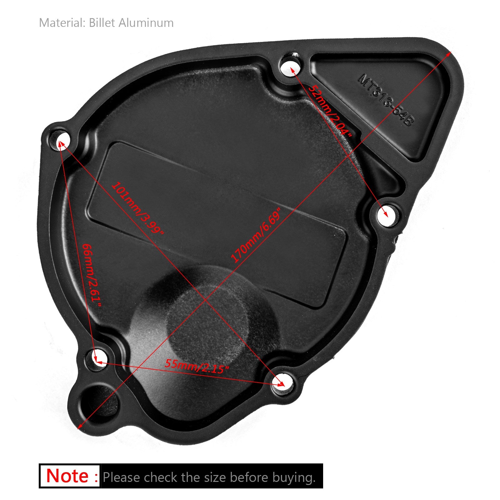 Cubierta del motor del estator, cárter apto para Suzuki Bandit GSX 1200 400 750 1100