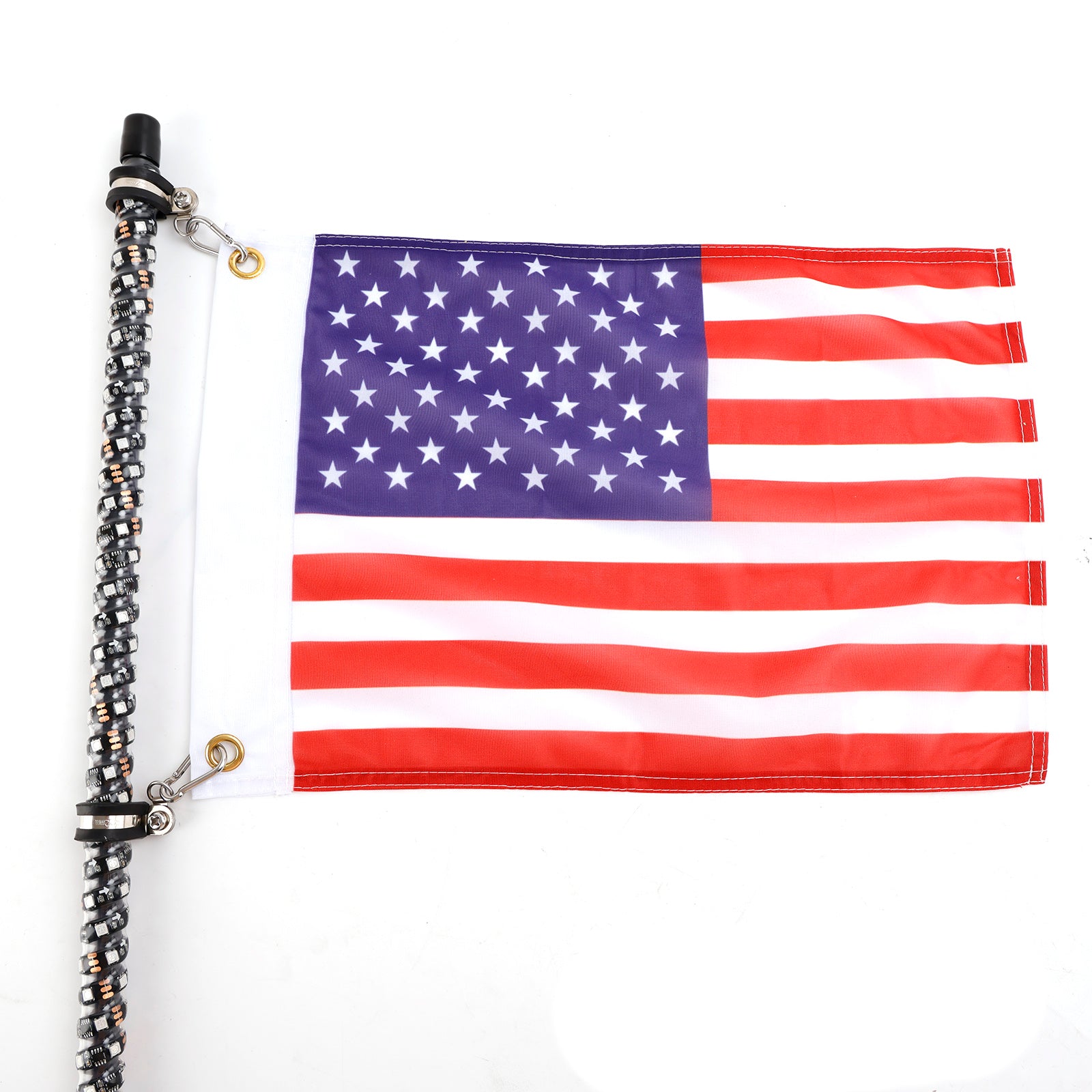 RZR Offroad Jeep Rhino Sandrail Canam Buggy Utv 2x 3ft RGB LED WHIP LUZES