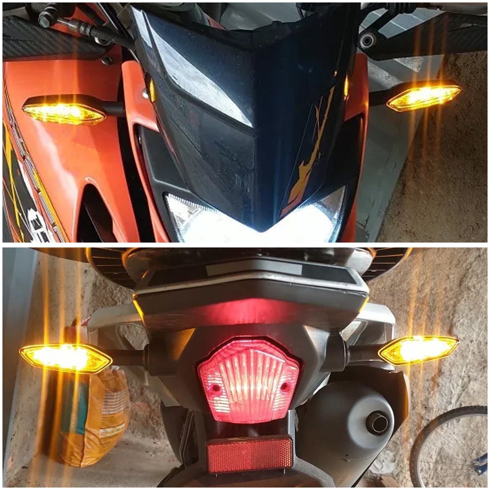 Clignotants LED, voyants ambre pour Yamaha XJ6N 2009 – 2016