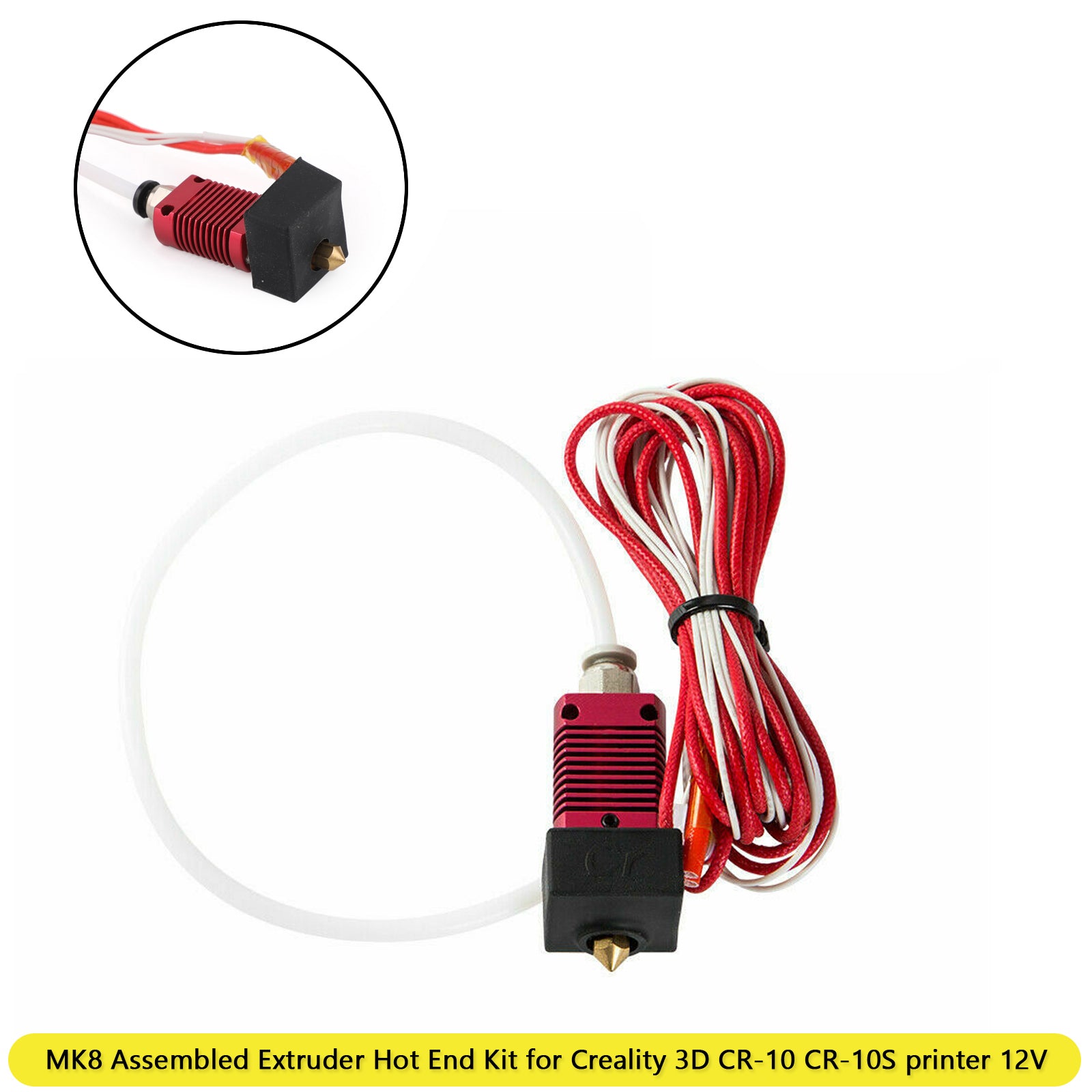 3D Printer Upgrade Extruder Hot End Kit 12V fit for Creality 3D CR-10 CR-10S