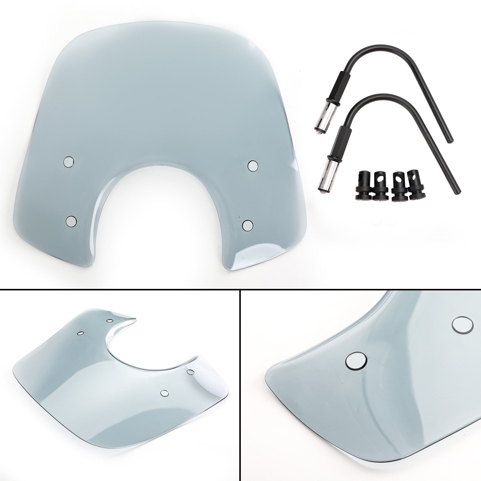 Pare-brise ajustement pour Vespa LX50 LX125 LX150 GT200 GTS250IE GTS300 Super générique