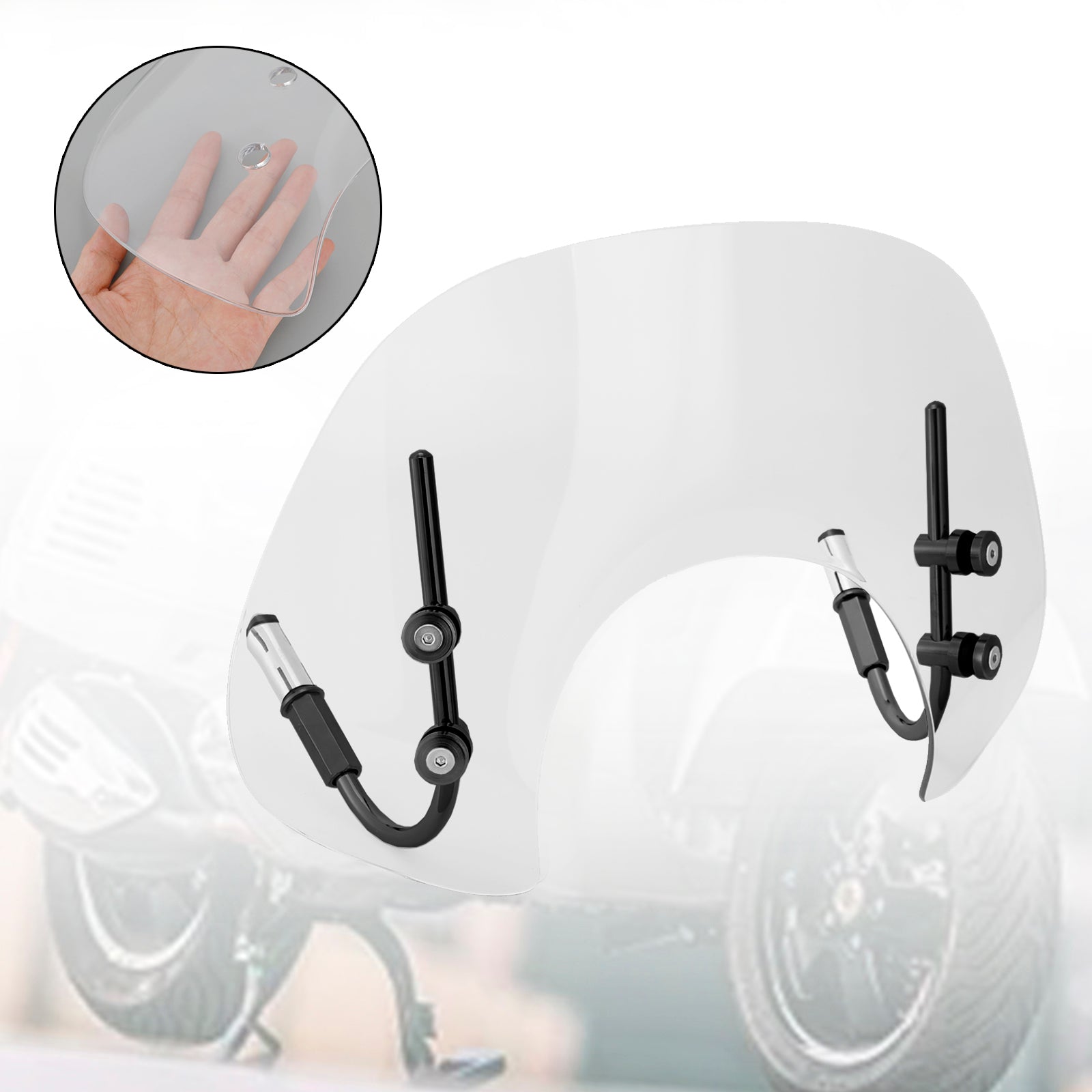 2017-2022 Vespa GTS250 GTS300 Short Windshield WindScreen