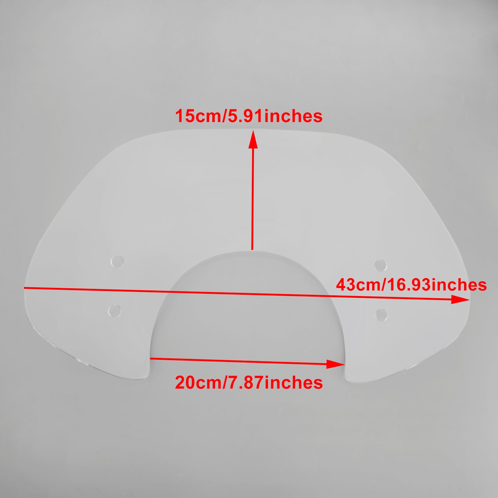 2017-2022 Vespa GTS250 GTS300 Short Windshield WindScreen