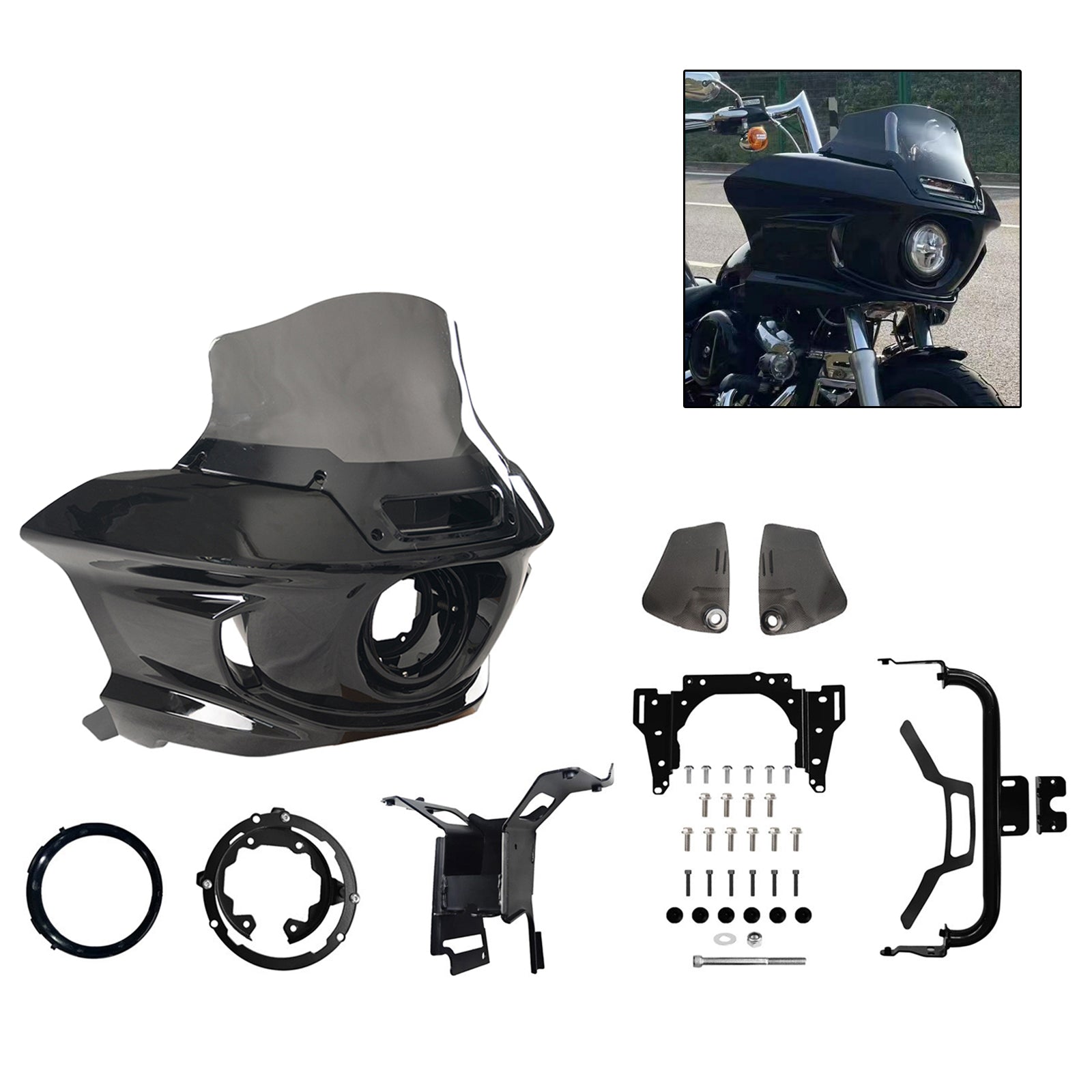 2018-2025 LOW RIDER/ S Headlight Fairing with 6.5" Windshield