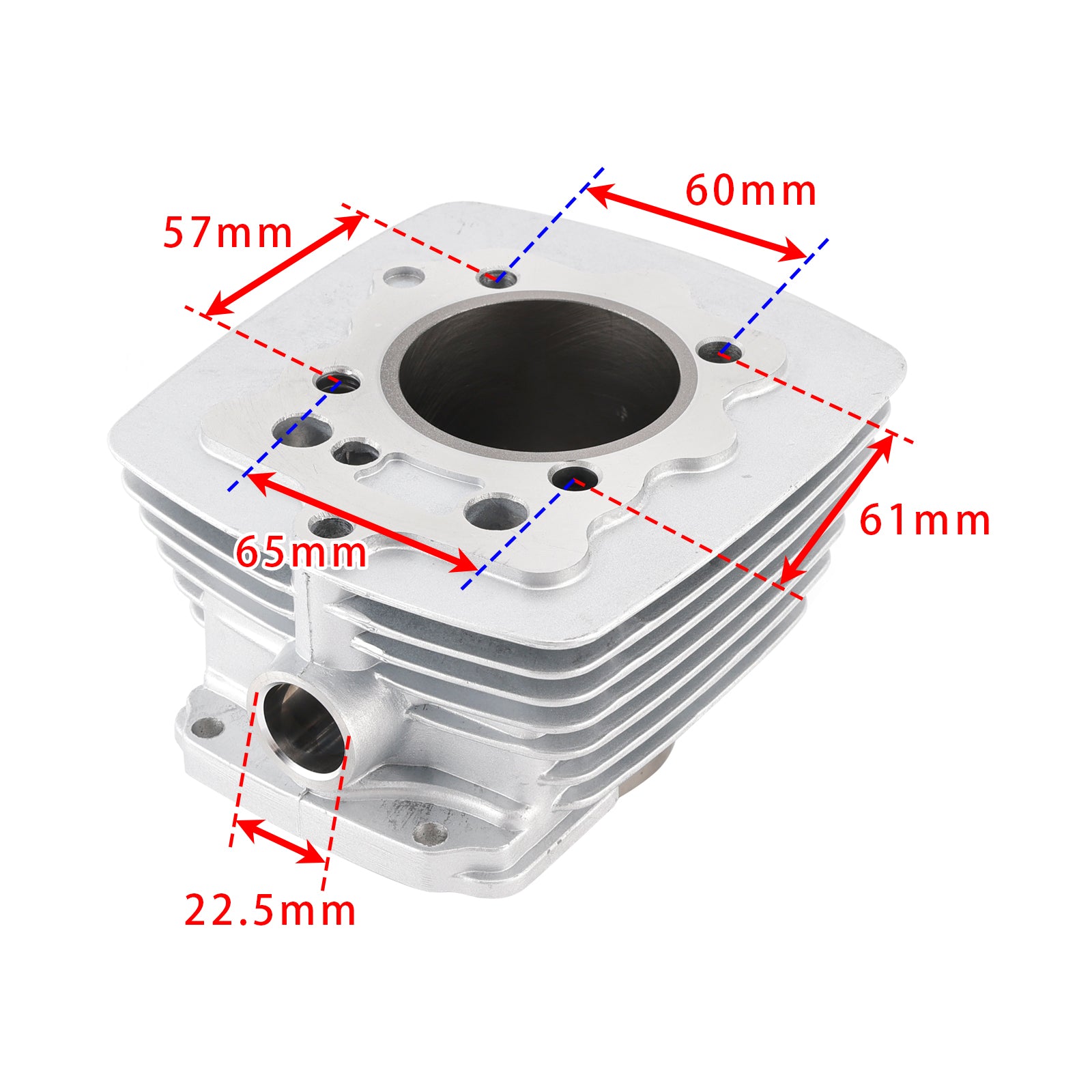 Kit de canon à cylindre 200cc pour Zongshen Loncin Kinroad CG200 Chinois ATV Quad 4T