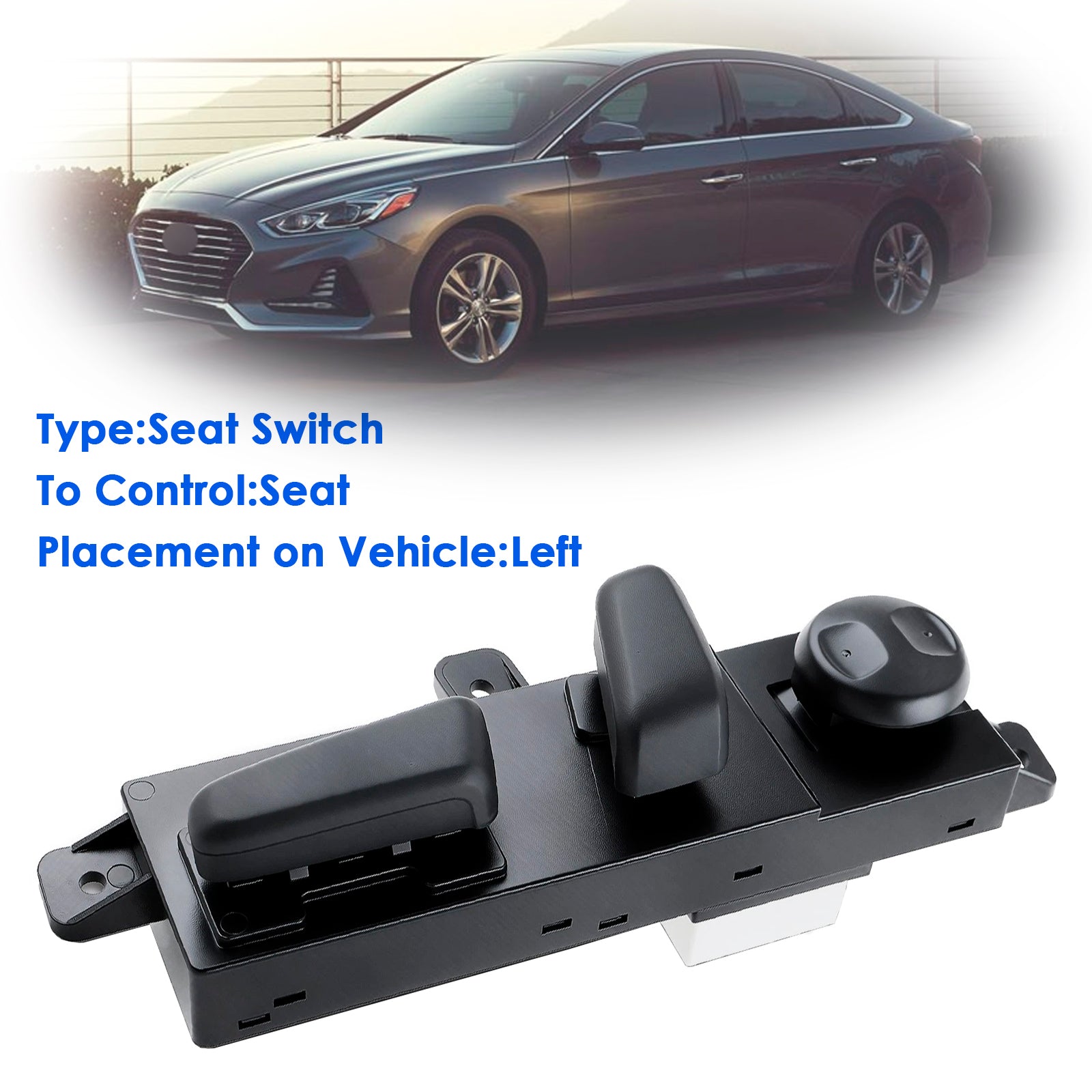 Commutateur de siège électrique côté conducteur avant gauche 88193F8110 pour Hyundai Tucson Sonata