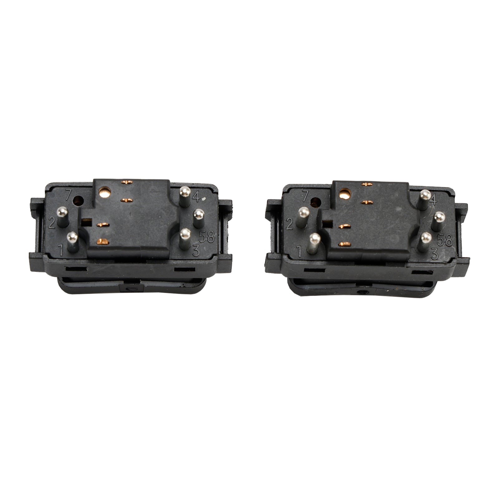 2x Console Elektrisch Raam Schakelaar Voorkant Knop voor Mercedes Benz W124 S126 W190