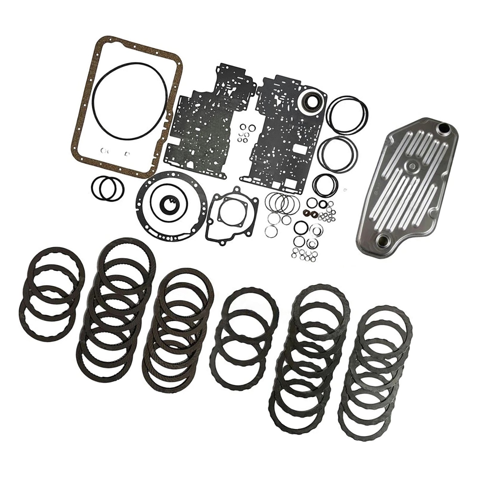 1997-UP FORD/LINCOLN/MAZDA/MERCURY 4WD 5R44E 4R44E 5R55E Master Rebuild Kit ForFilter Clutch Plates