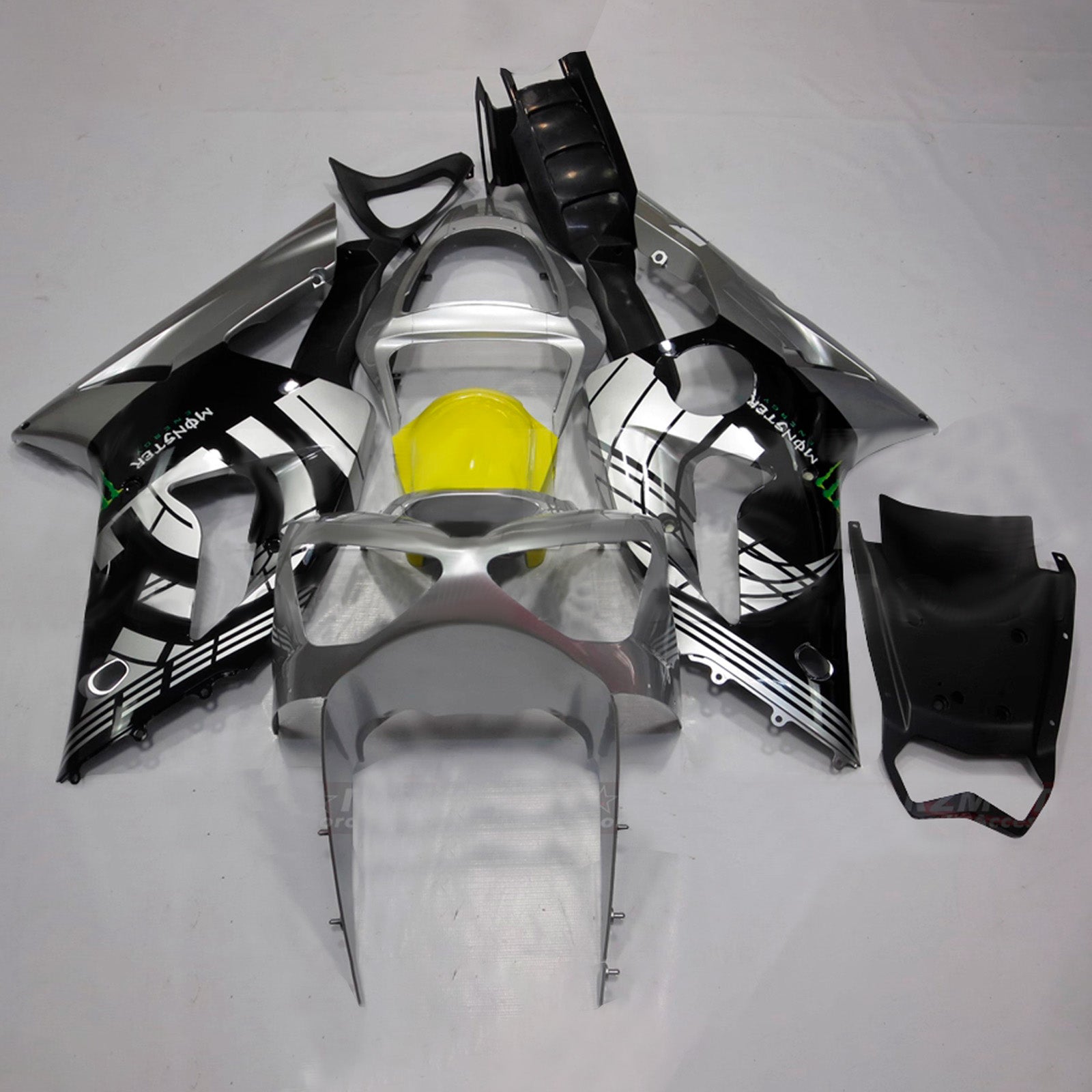 Injection Fairing Kit Bodywork Plastic ABS fit For Kawasaki ZX6R 636 2003-2004