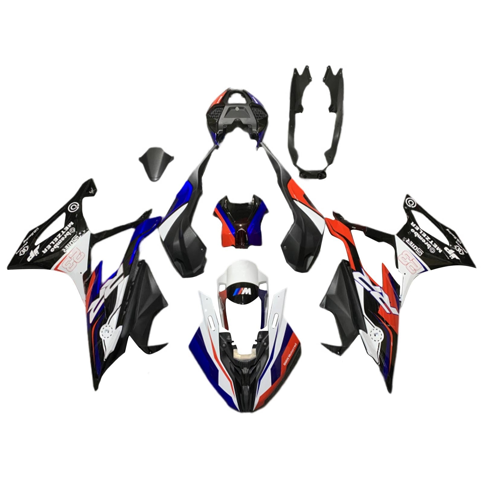 2019-2022 BMW M1000RR S1000RR KIT FAIRING BOSTWORD PLAST ABS