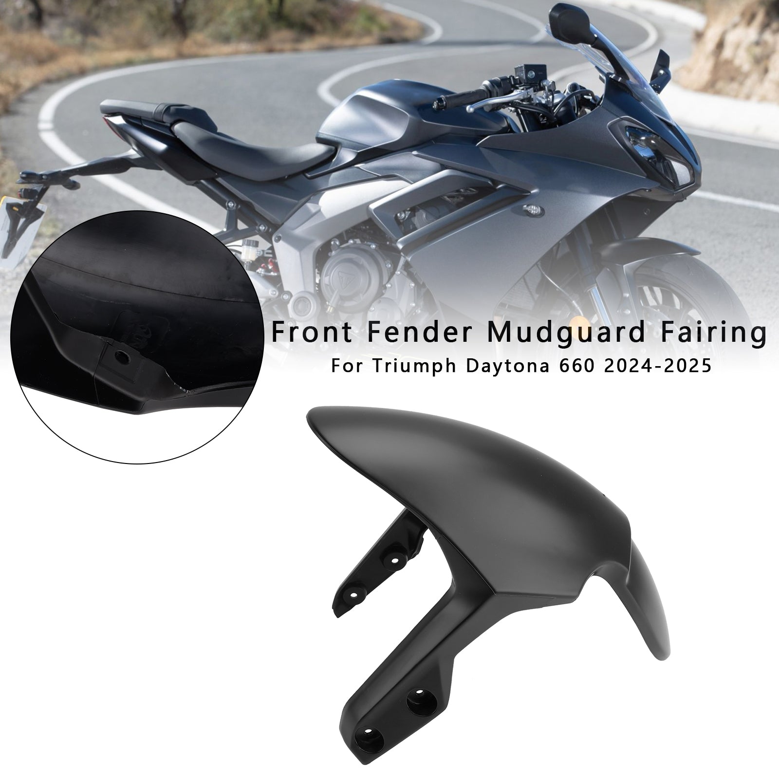 2024-2025 Daytona 660 voorspatbord spatbord kuipkuip