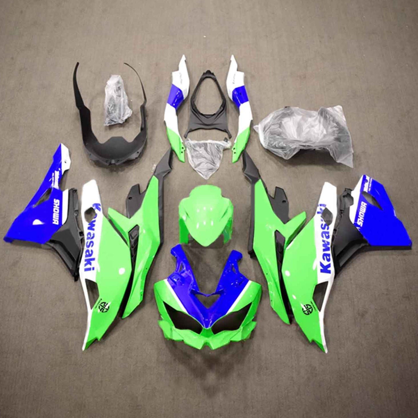 2019-2025 Kawasaki Ninja ZX-25R Amotopart Injection Fairing Kit Bodywork ABS #104