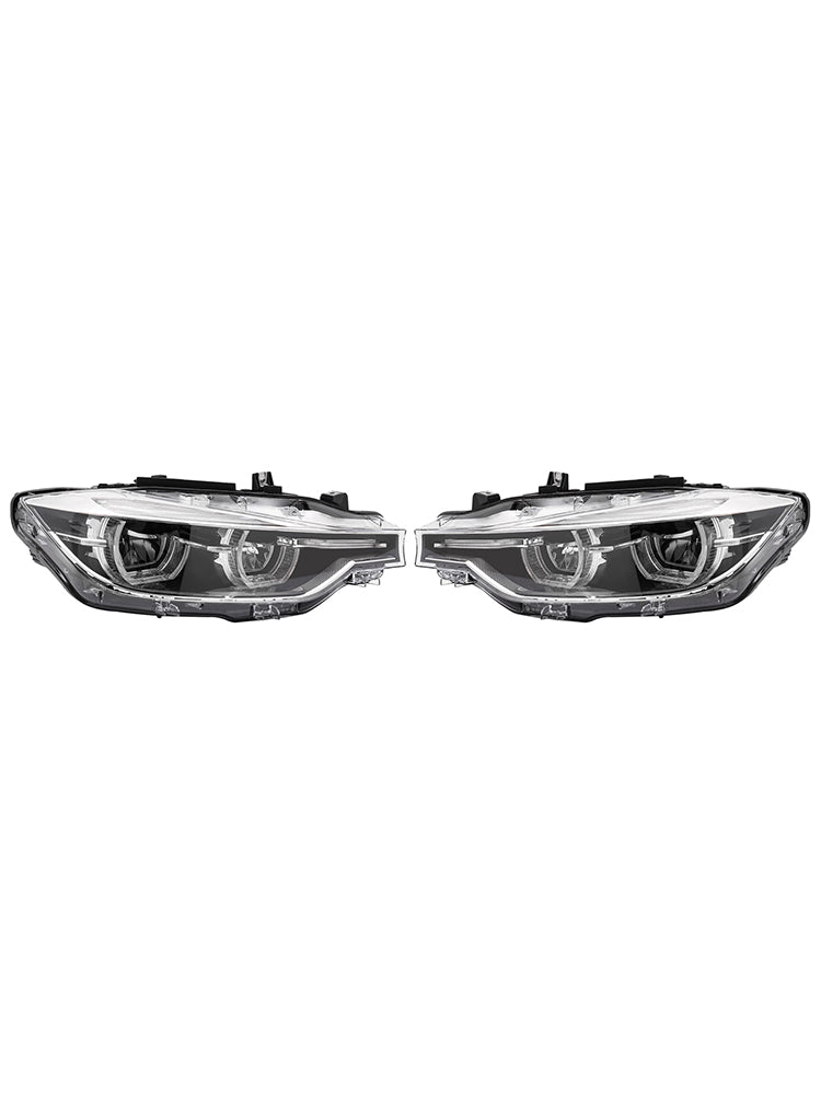 Left+Right LED Headlight For BMW 3 Series F30 F31 2016-2019 Without AFS
