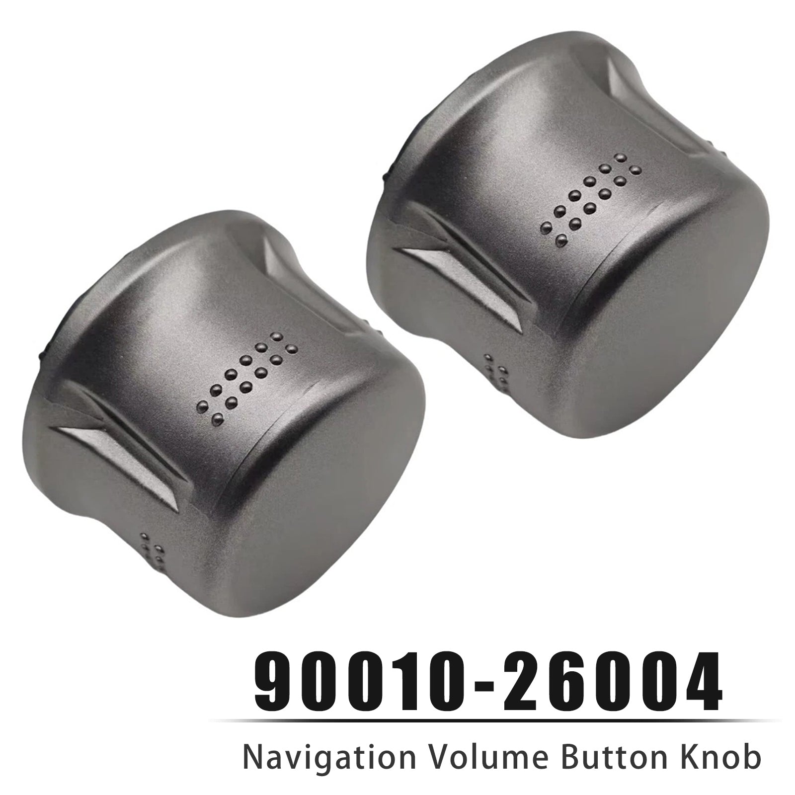 Bouton de bouton de Volume de Navigation, 2 pièces, 90010 – 26004, pour Toyota Highlander 2009 – 2015