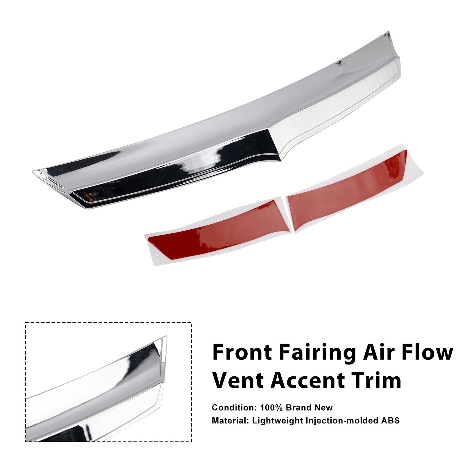 Front Fairing Air Flow Vent Accent Trim For Road Glide FLTRX 2015-Up