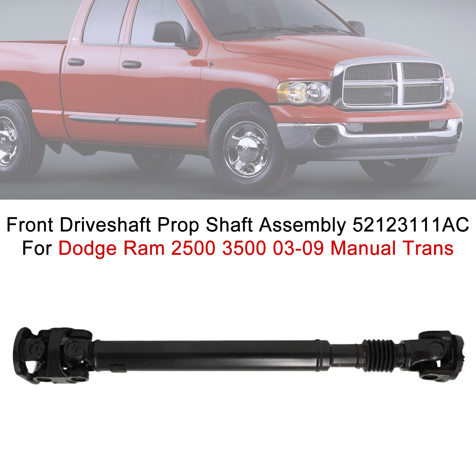 2006-2009 For Dodge Ram 3500 Front Side Exc. Cab & Chassis 52123111AA