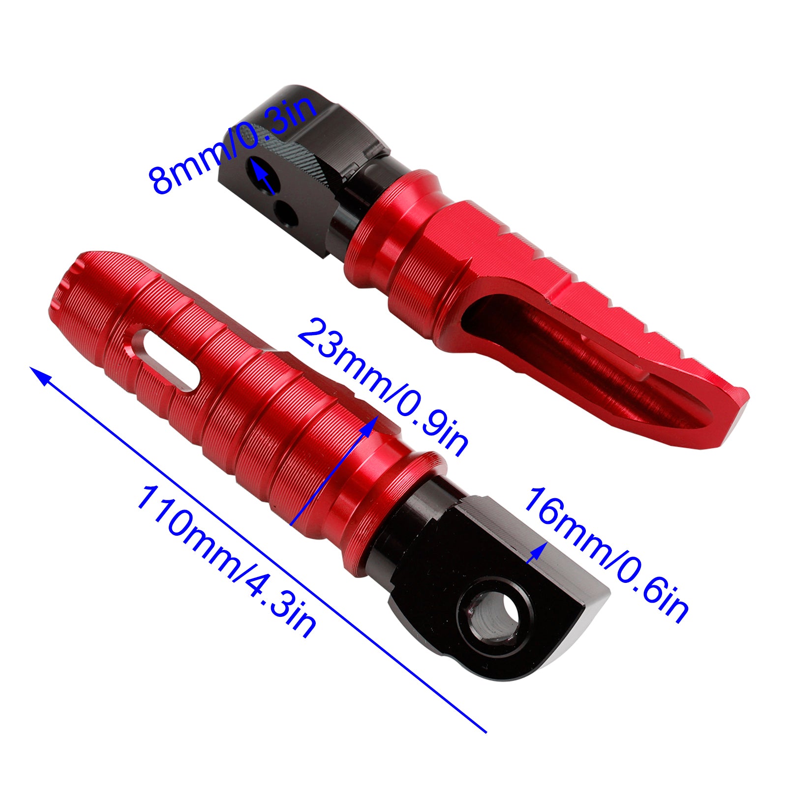 Rear Footrests Foot Peg fit for BMW G310GS G310R 2017-2024 G310RR 2023-2024