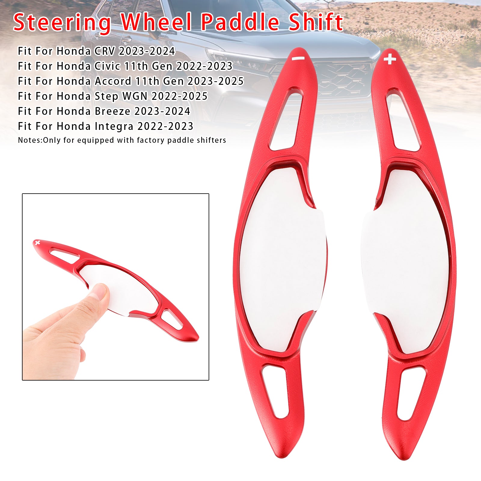 Extension de paletteur de volant pour Honda CRV Civic 11