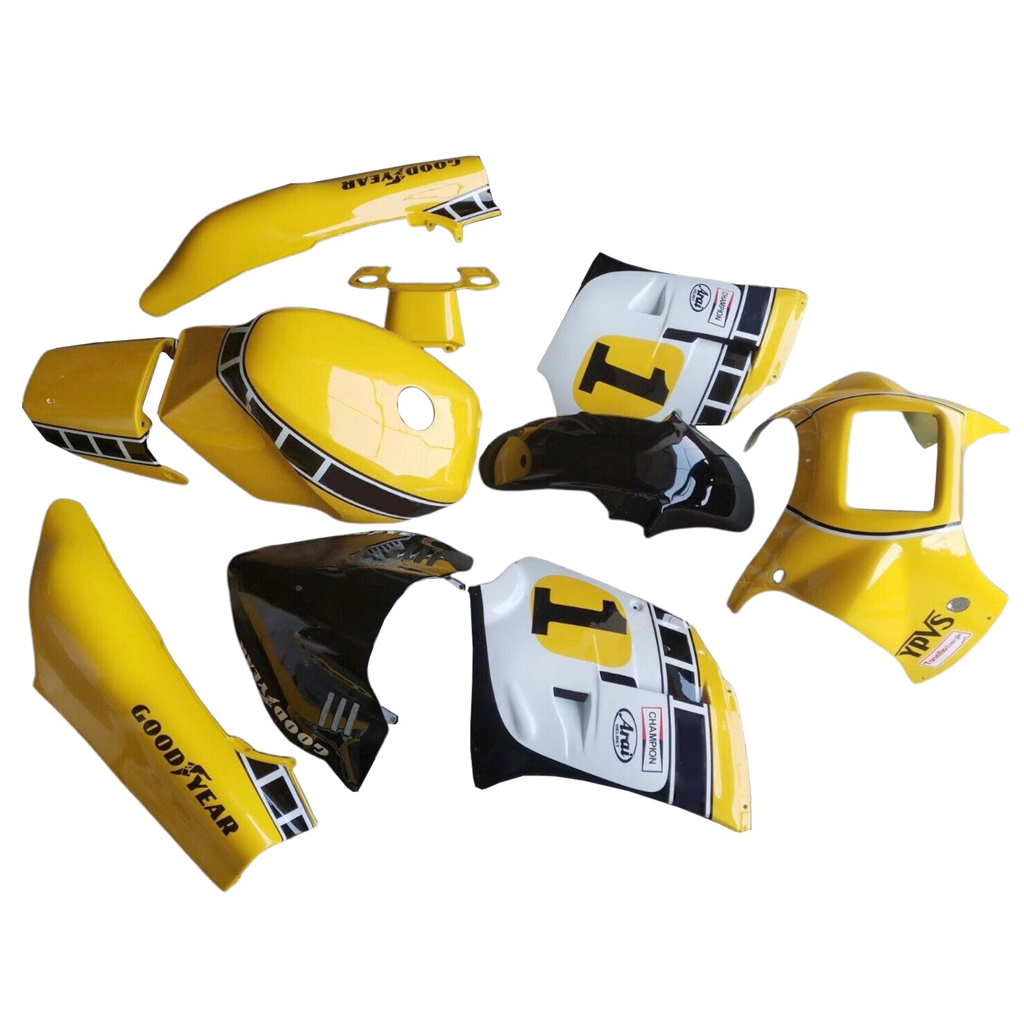 1985-1987 Yamaha RZV500 RD500 Kit de camerage d'injection de carrosserie