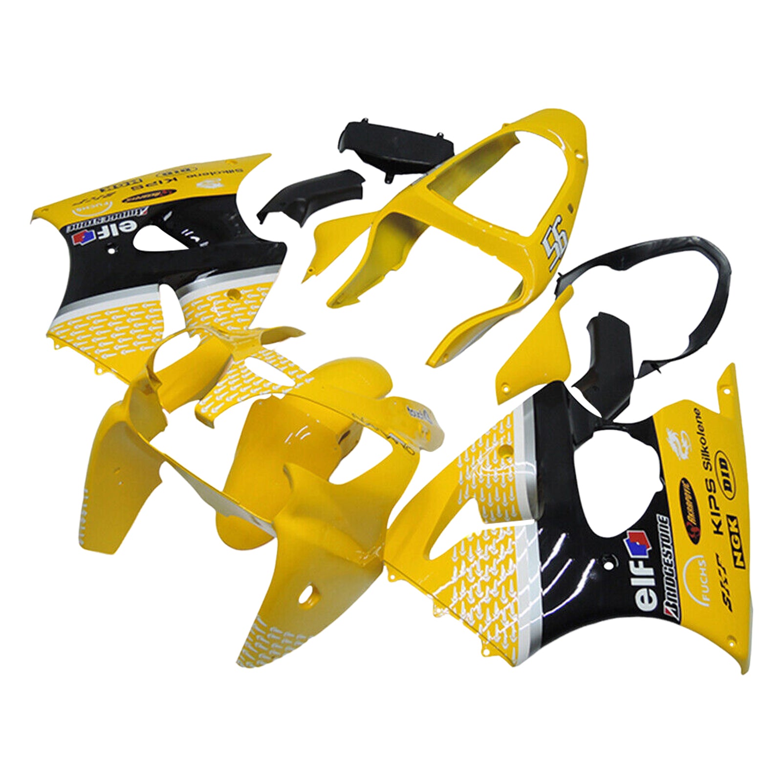 1998-1999 KAWASAKI ZX6R Injektion Fairing Kit Bodywork Plastic ABS