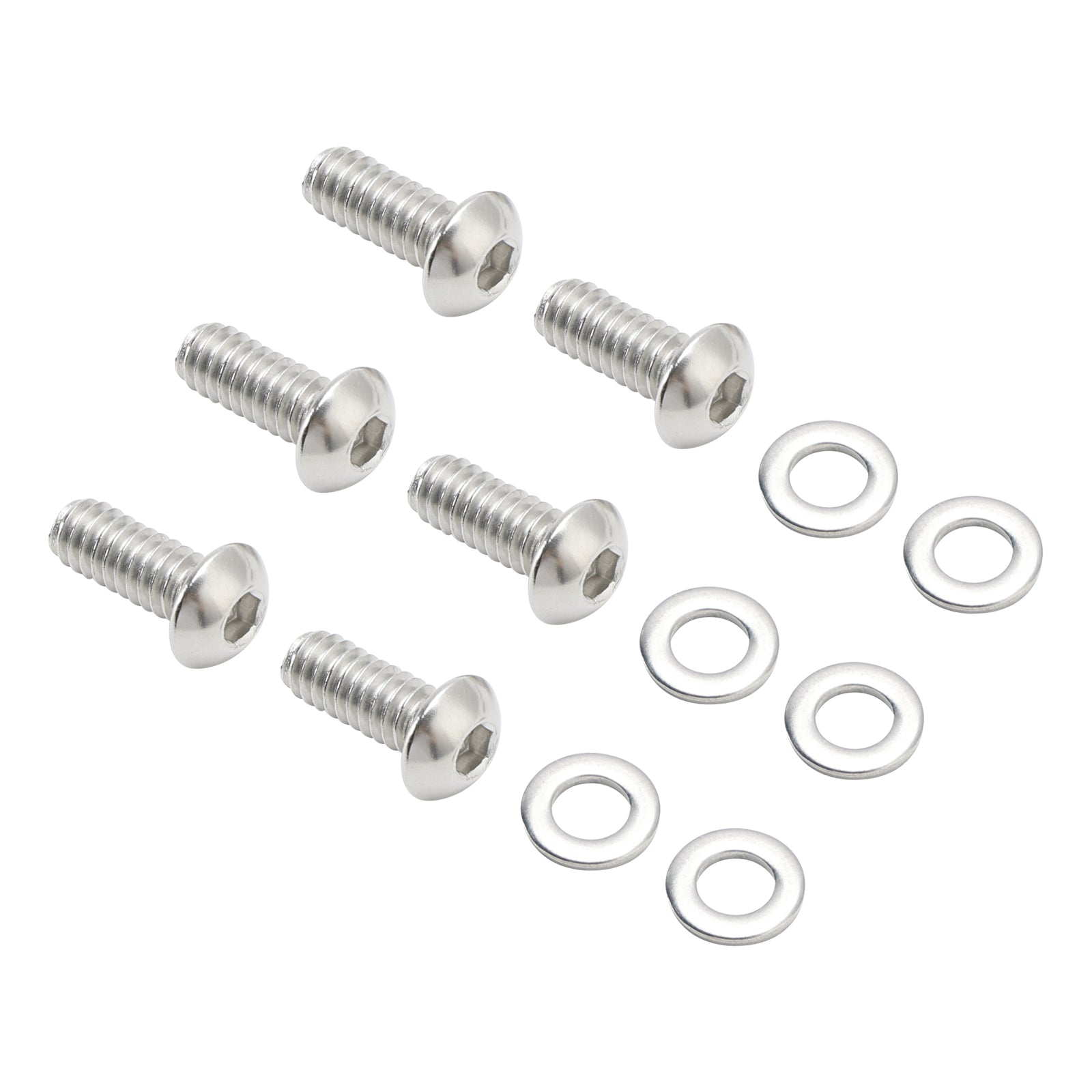 Motor täcker rostfritt UNC Allen Screw Kit 59 st för Sportster XL 2004-Up
